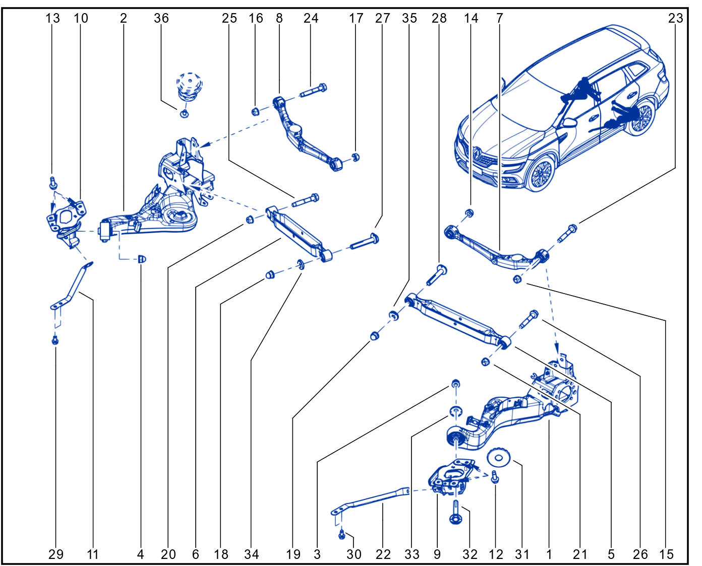 Rear Axle Component - 01076257