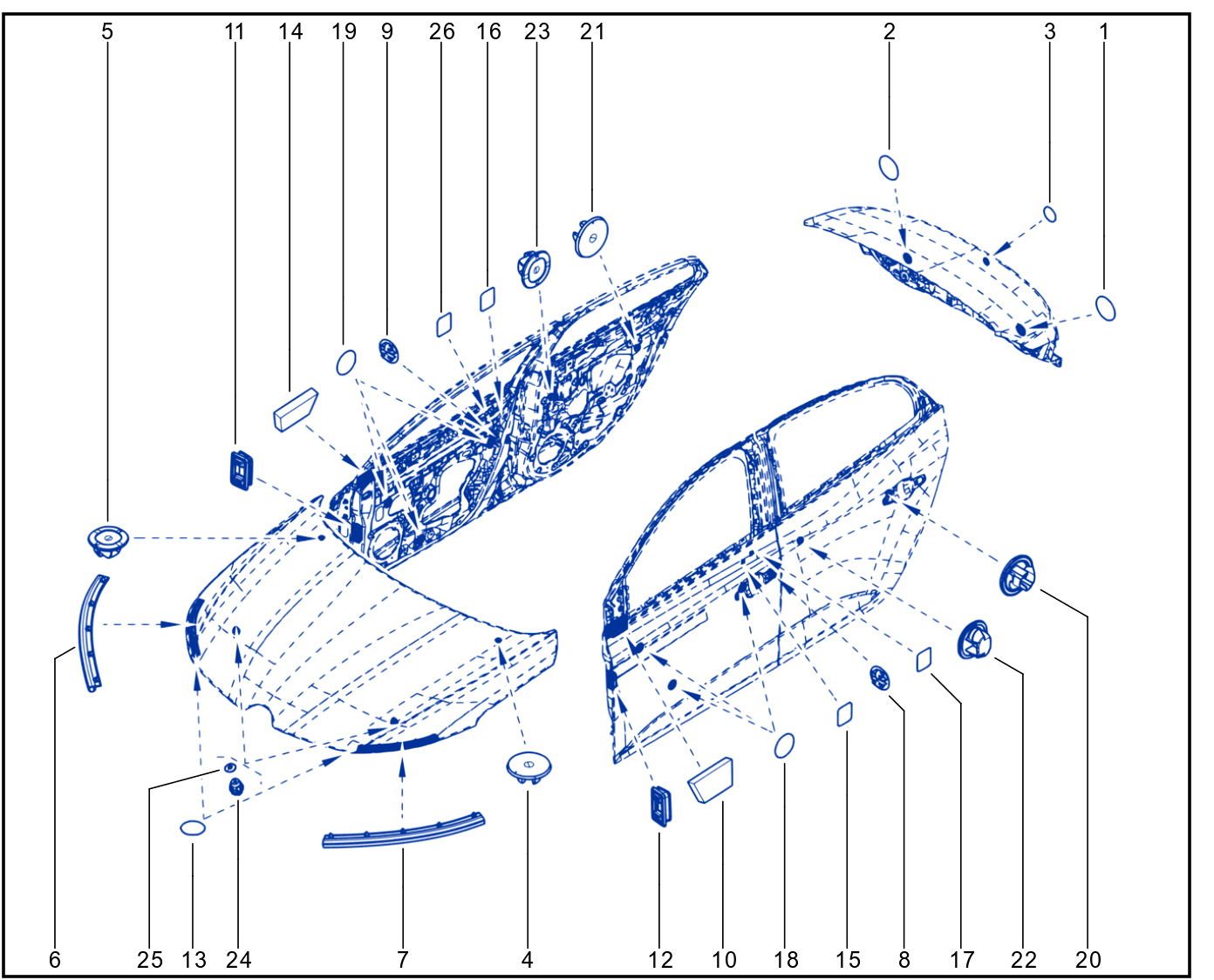 Sealing Of Non-Side Opening Elements - 01076306