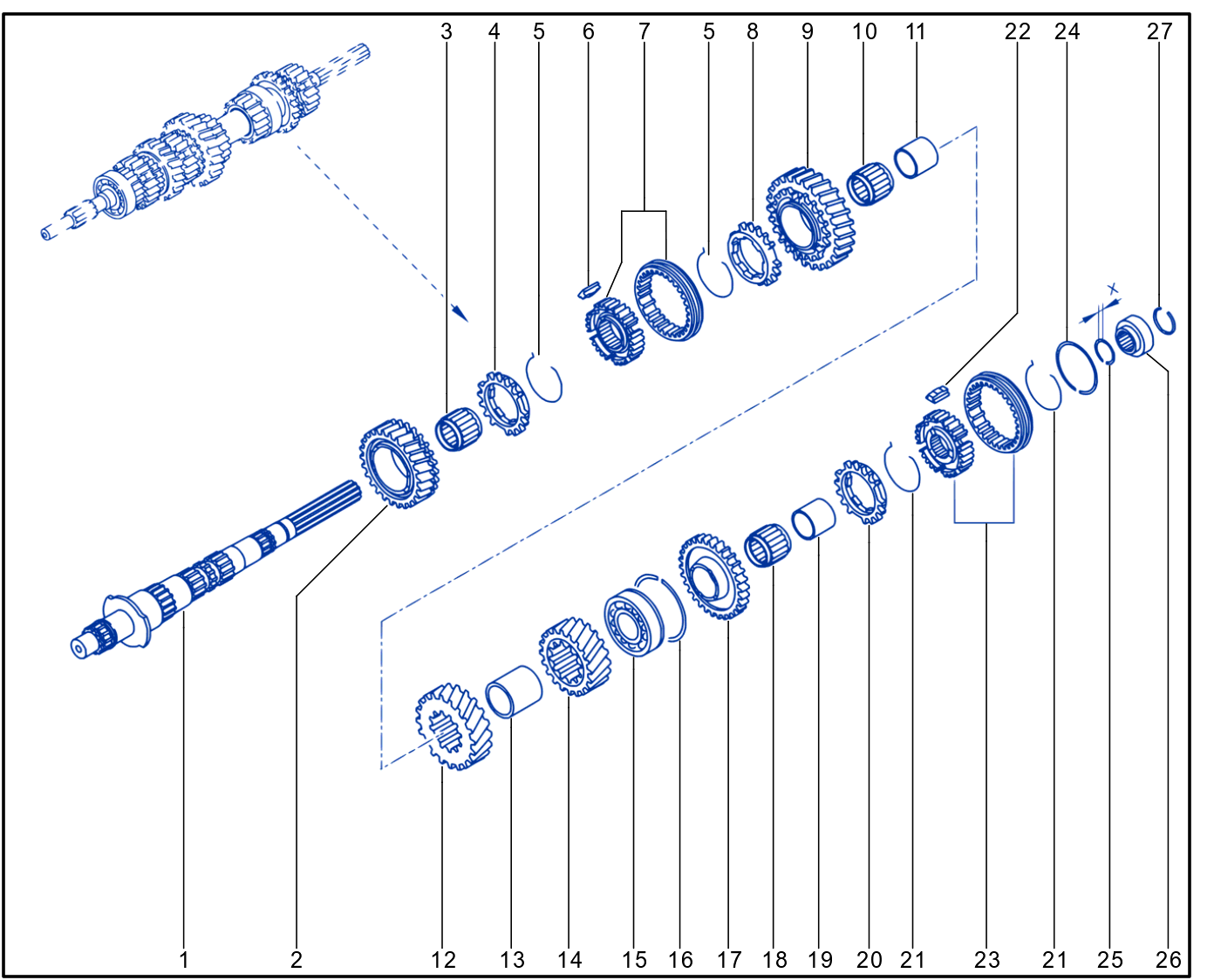 Shaft - 01076597
