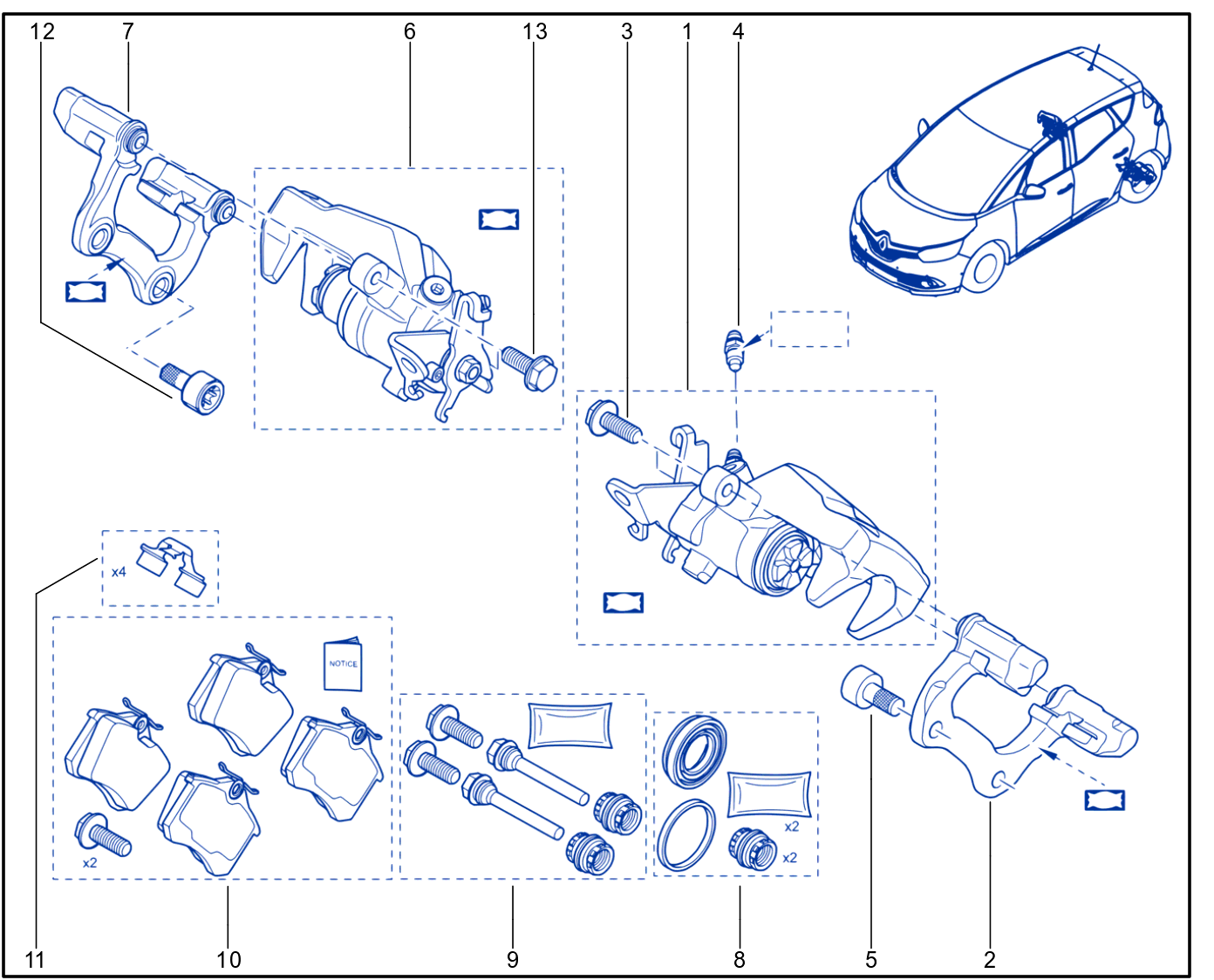 Rear Brake - 01076656
