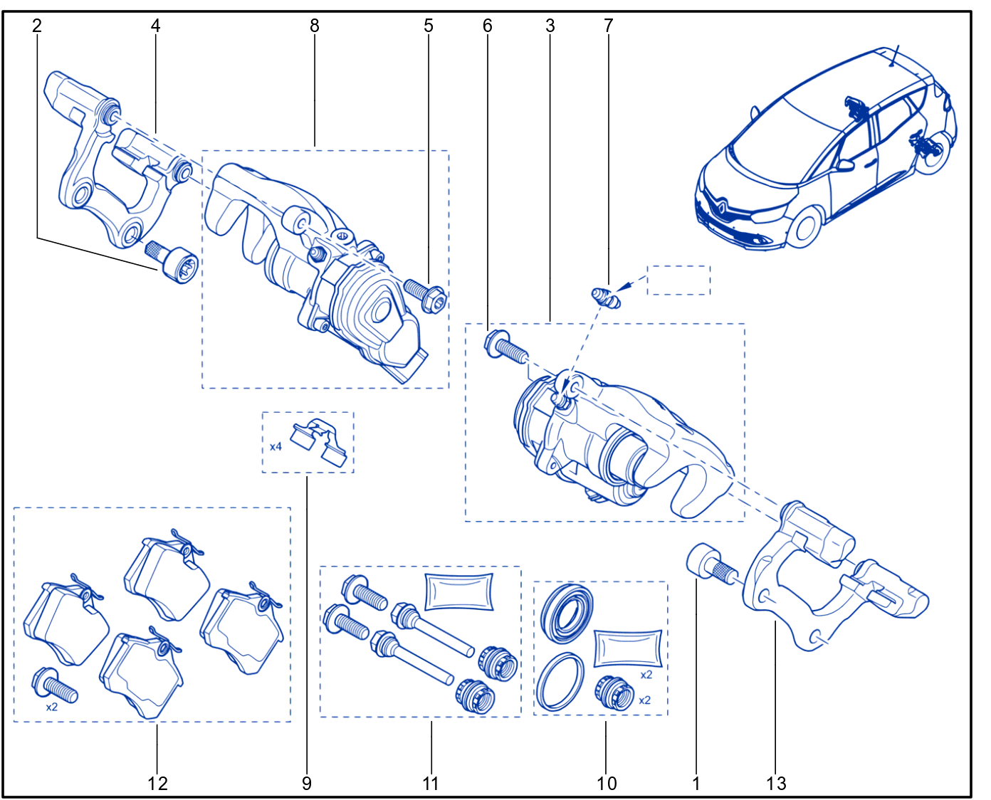 Rear Brake - 01076657