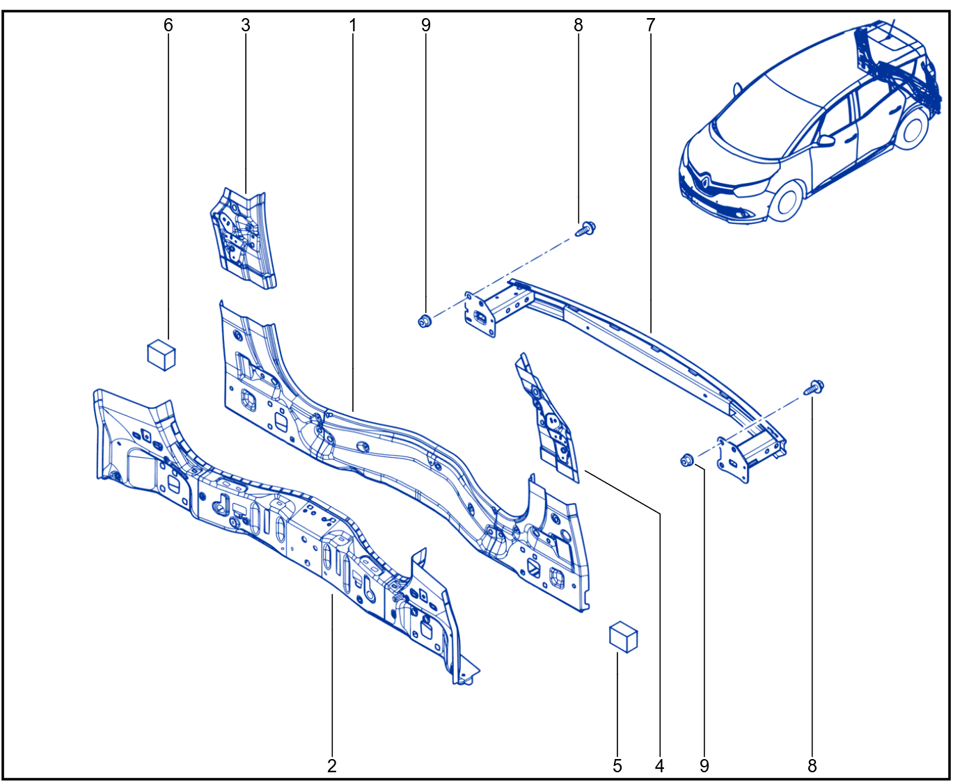 Rear End Panel - 01076775