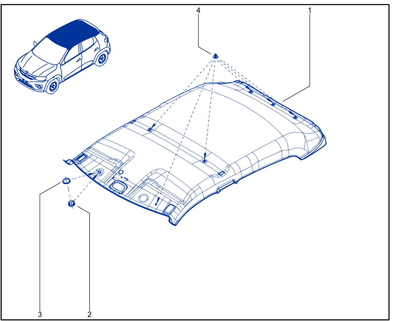 Roof Trim - 01077348
