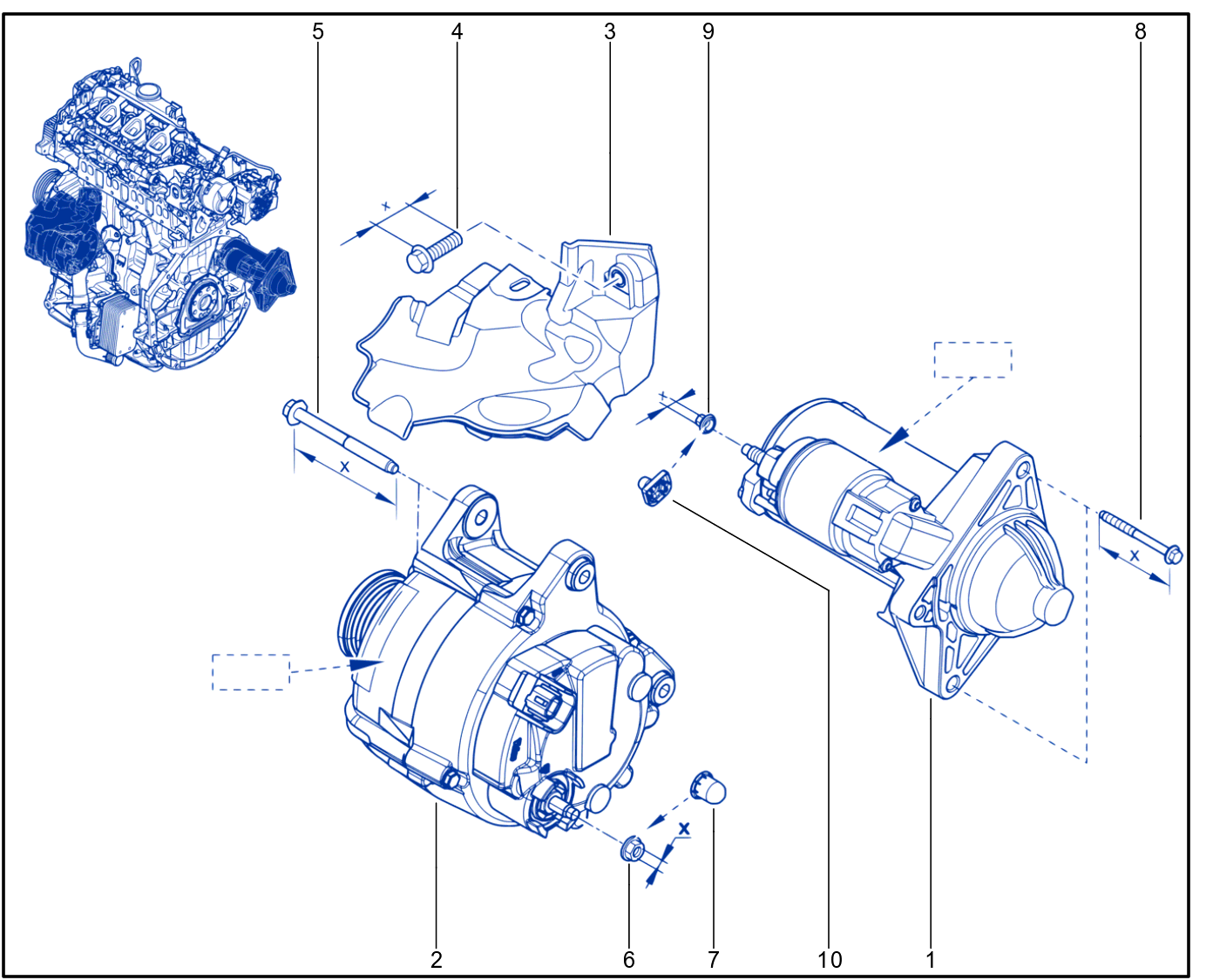 Starter Motor - 01077771