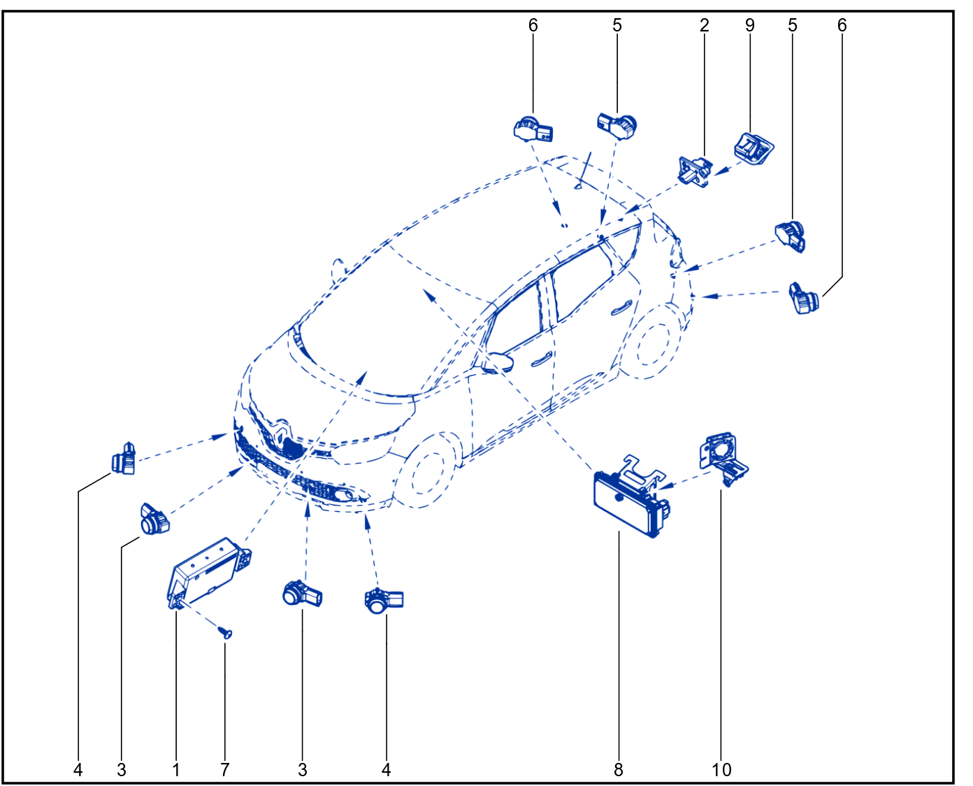 Parking Distance Control - 01078112