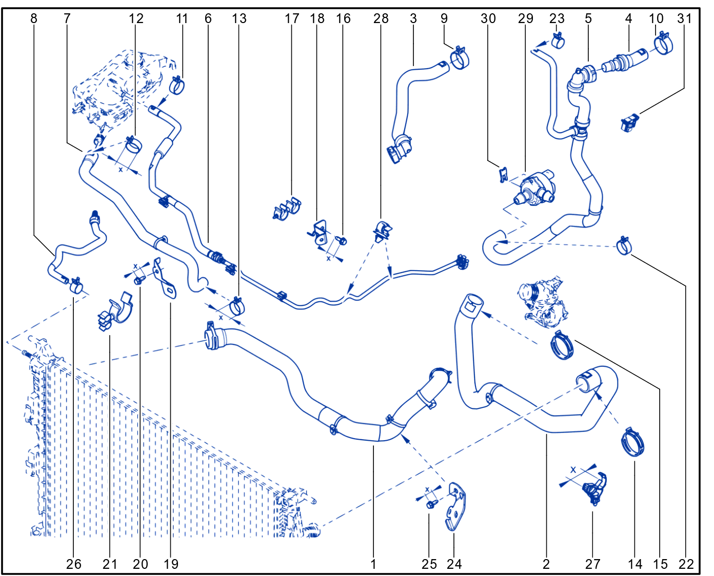Coolant Circuit - 01078193