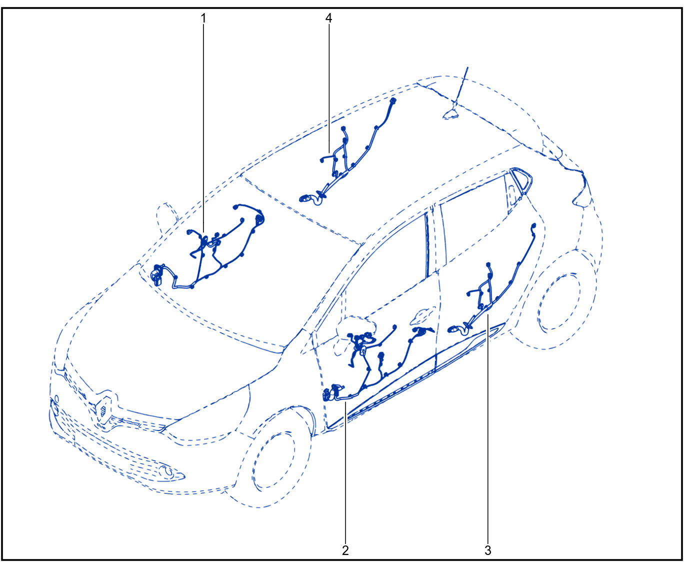 Wiring - Opening Element Components - 01078321