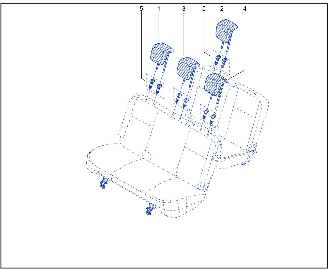 Headrest - 01078449
