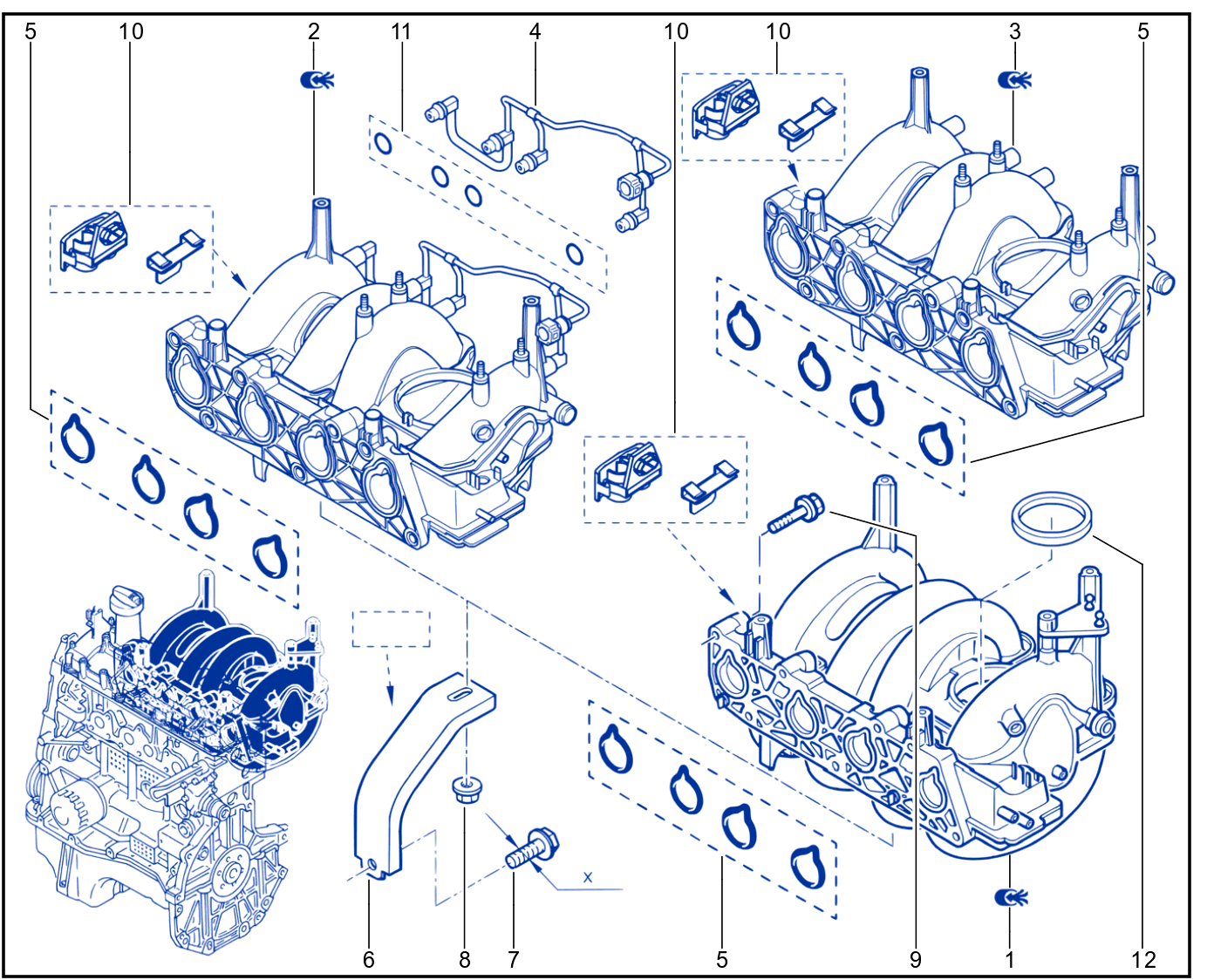 Exhaust Manifold - 01078470