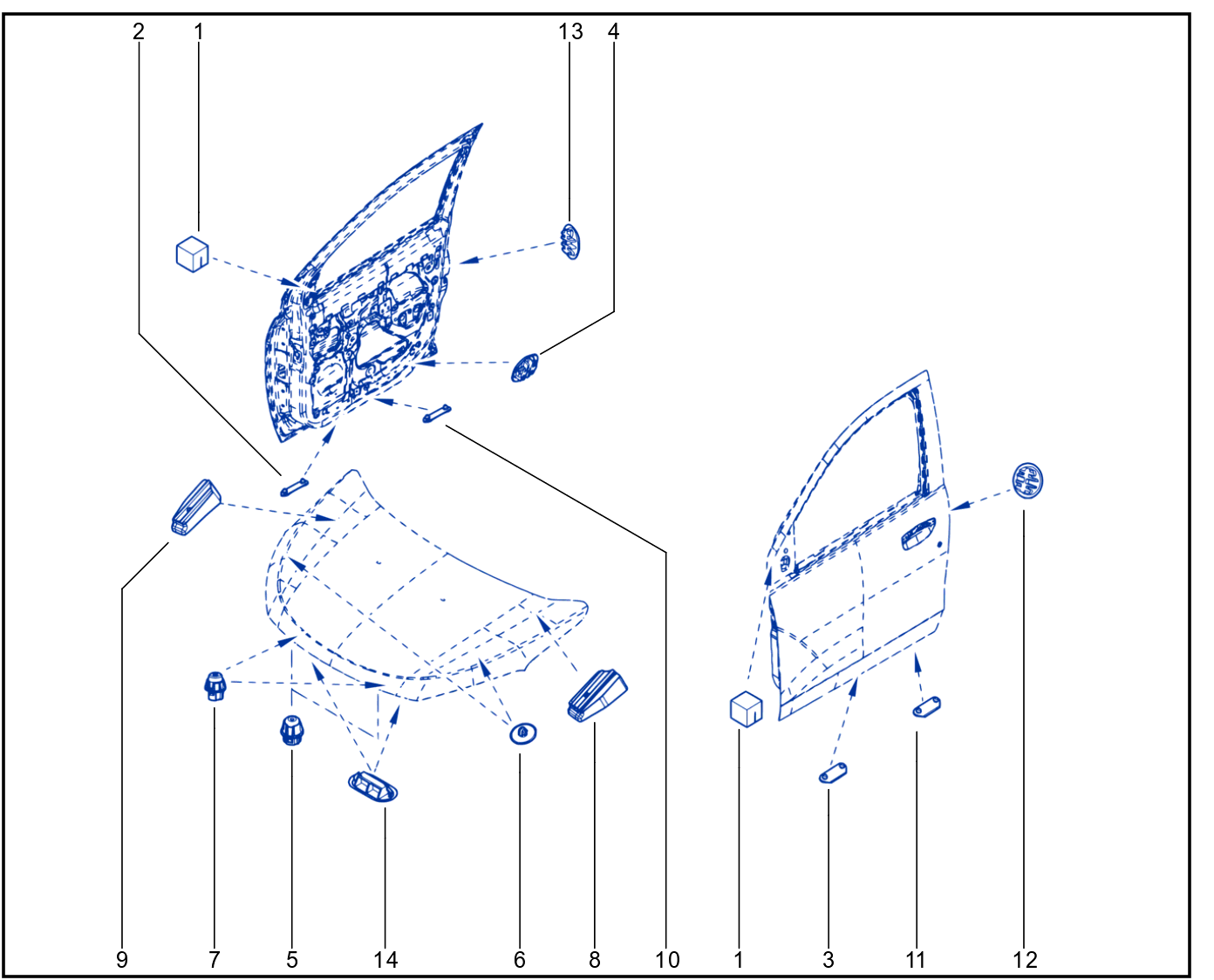 Sealing Of Non-Side Opening Elements - 01079000