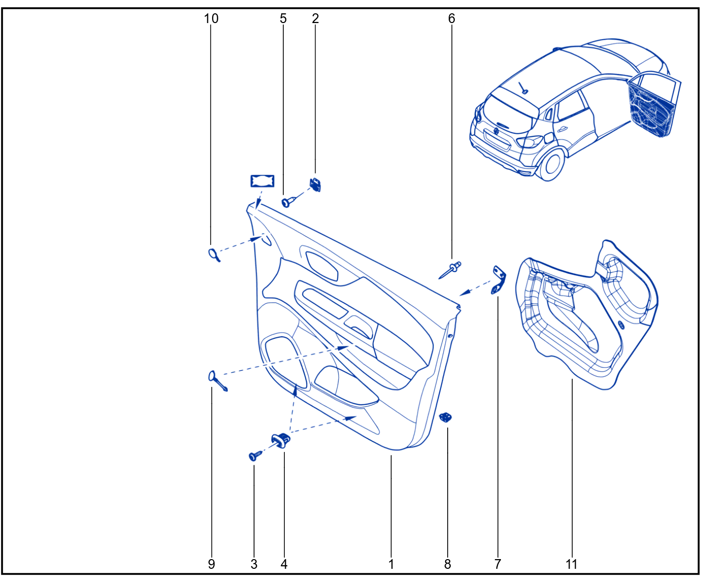 Side Opening Element Trim - 01079002