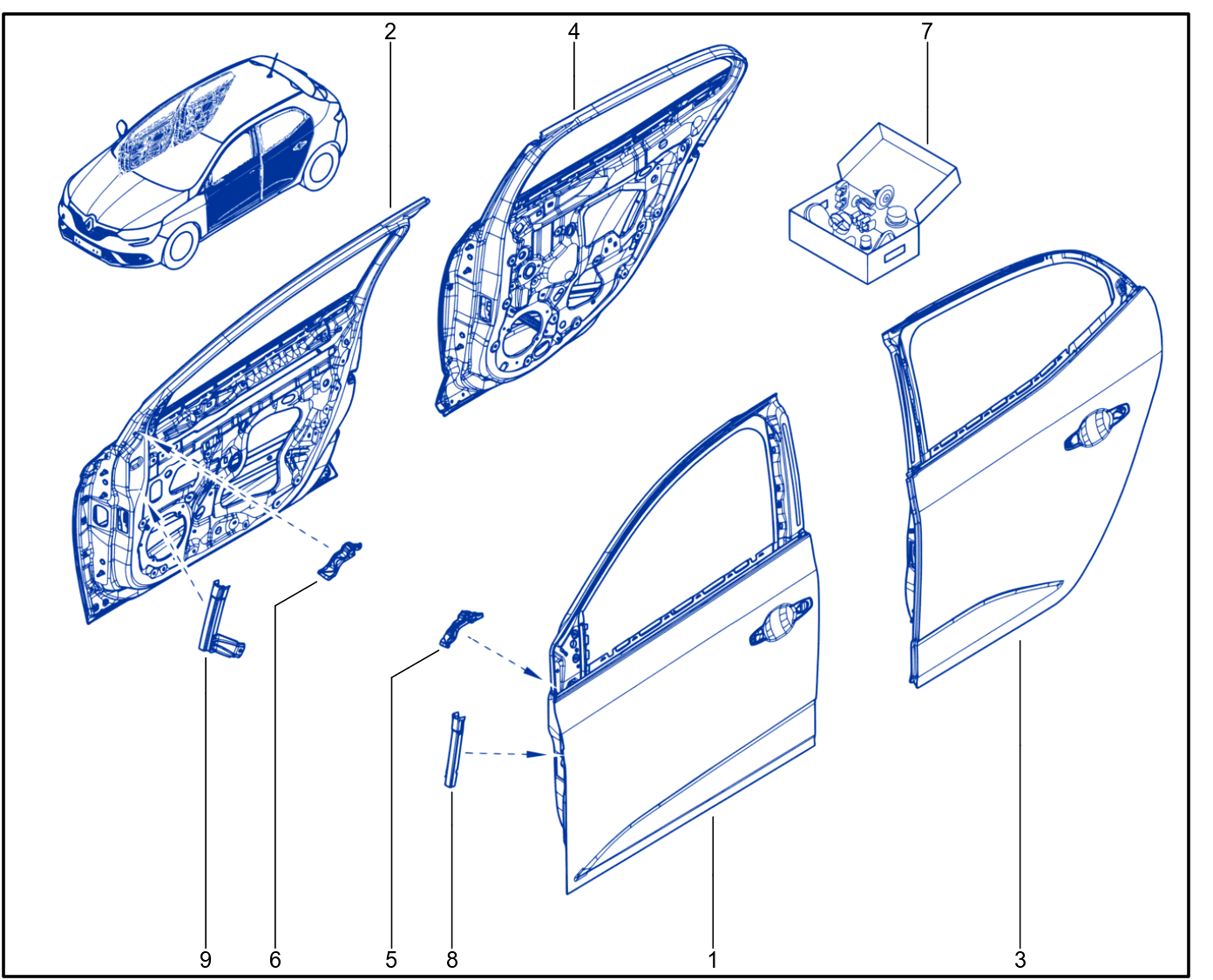 Side Opening Element Panelwork - 01079027