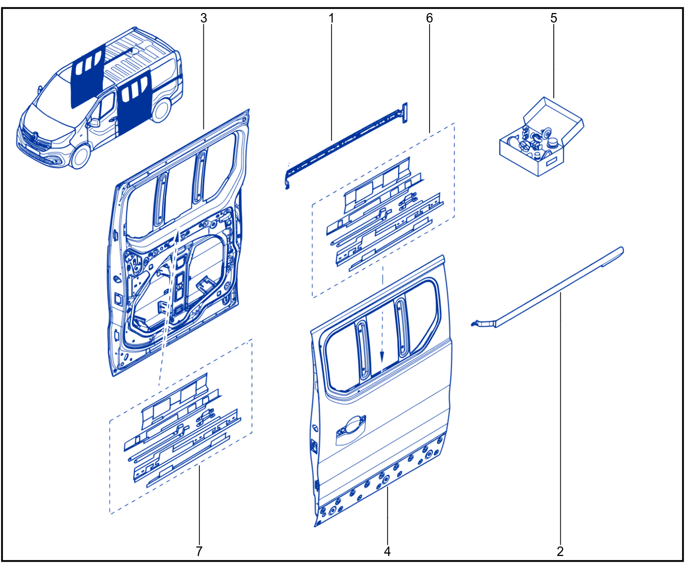 Side Opening Element Panelwork - 01079159