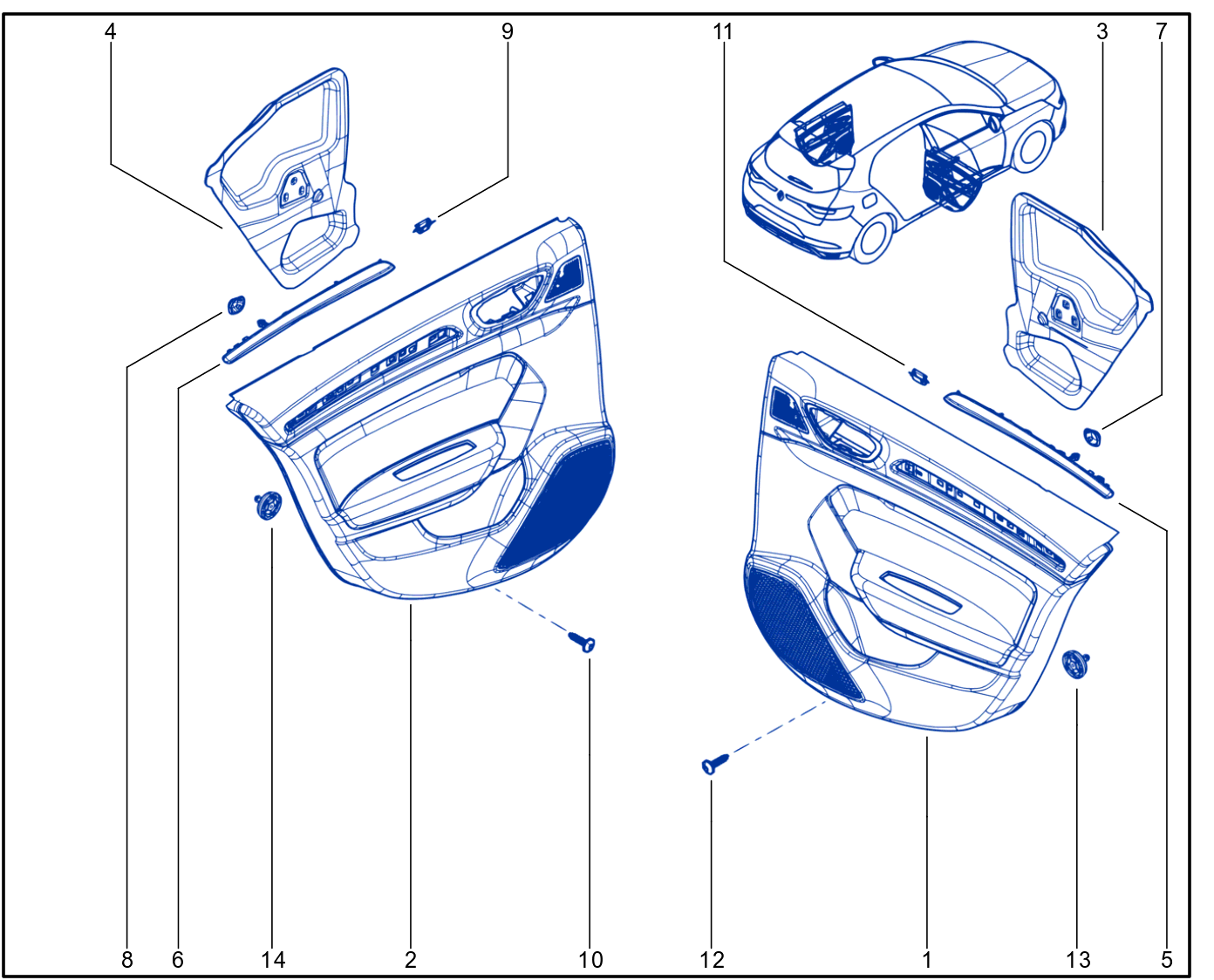Side Opening Element Trim - 01079223