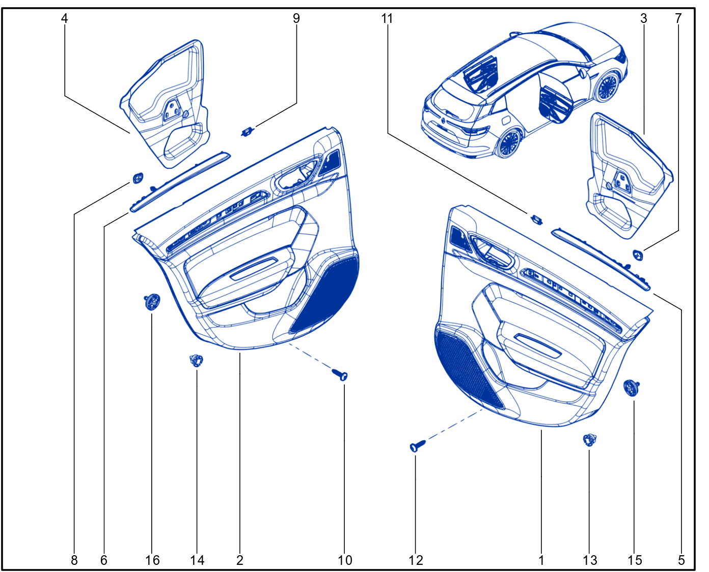 Side Opening Element Trim - 01079226