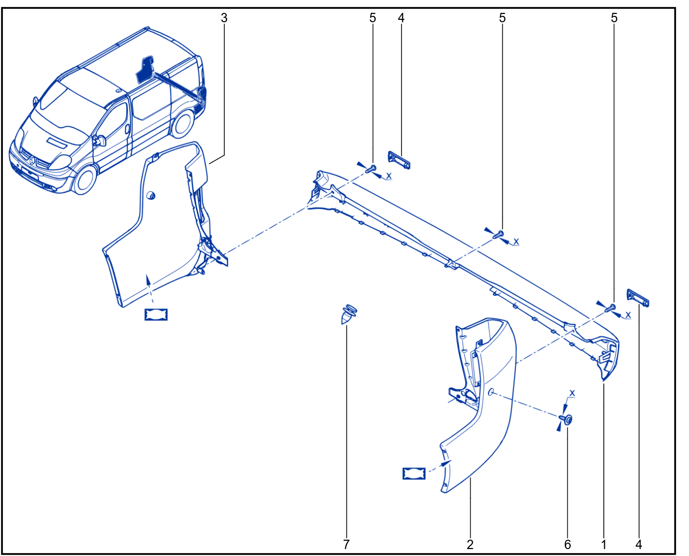 Rear Bumper - 01079299