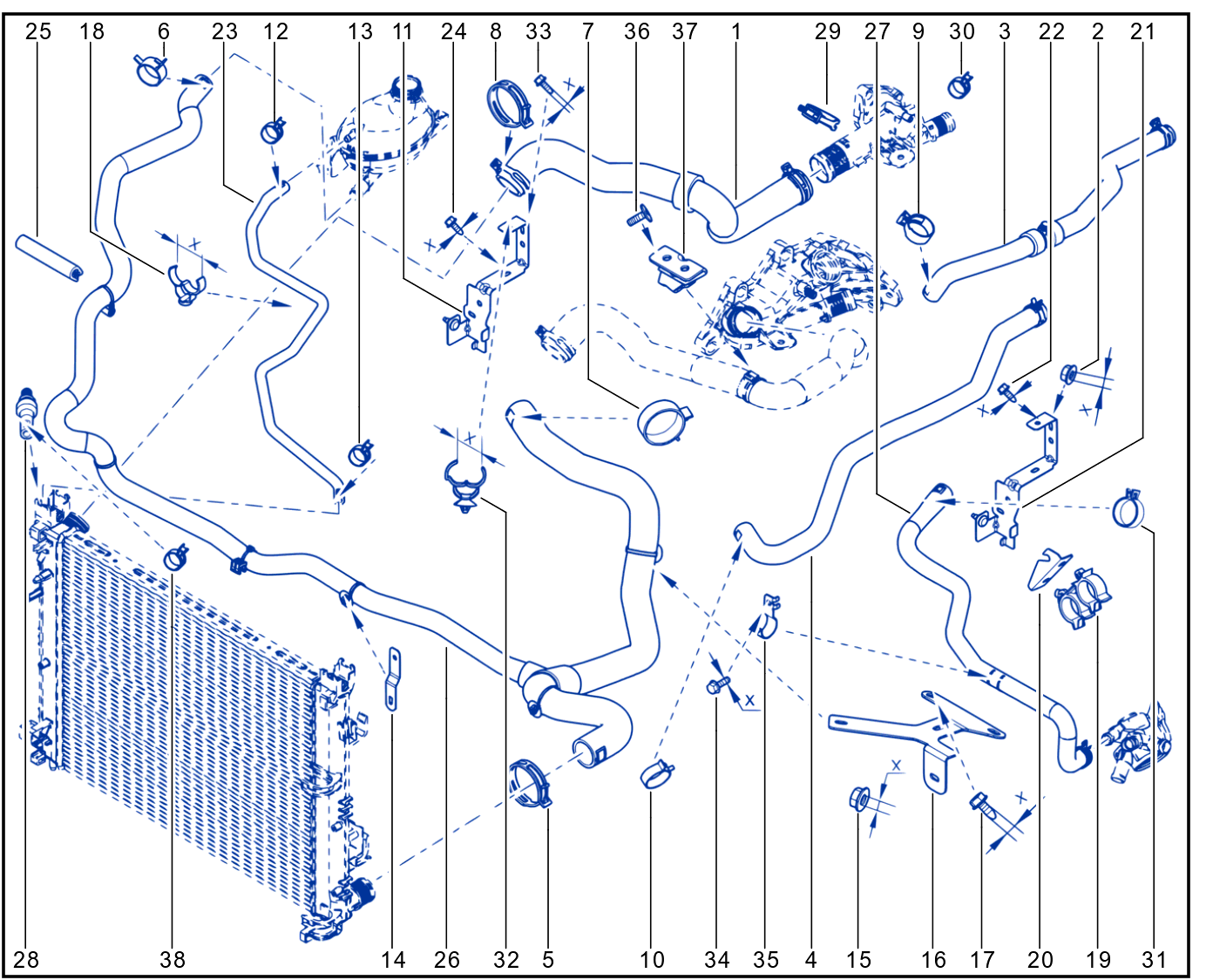 Coolant Circuit - 01079325