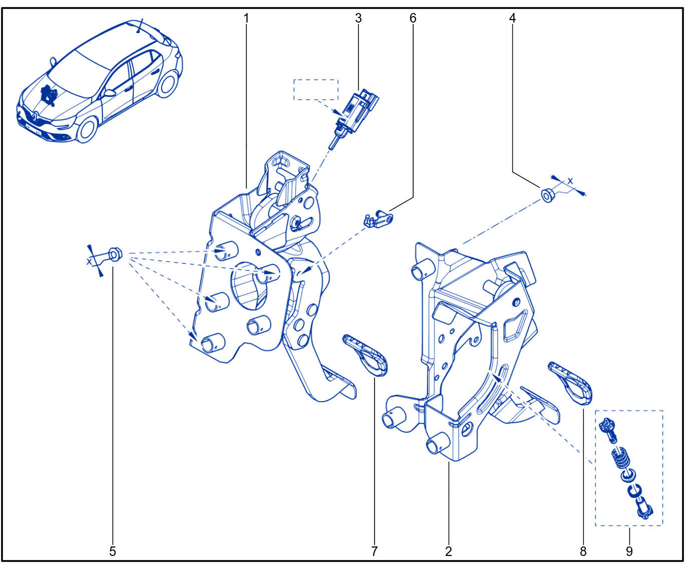 Pedal Assembly - 01079369