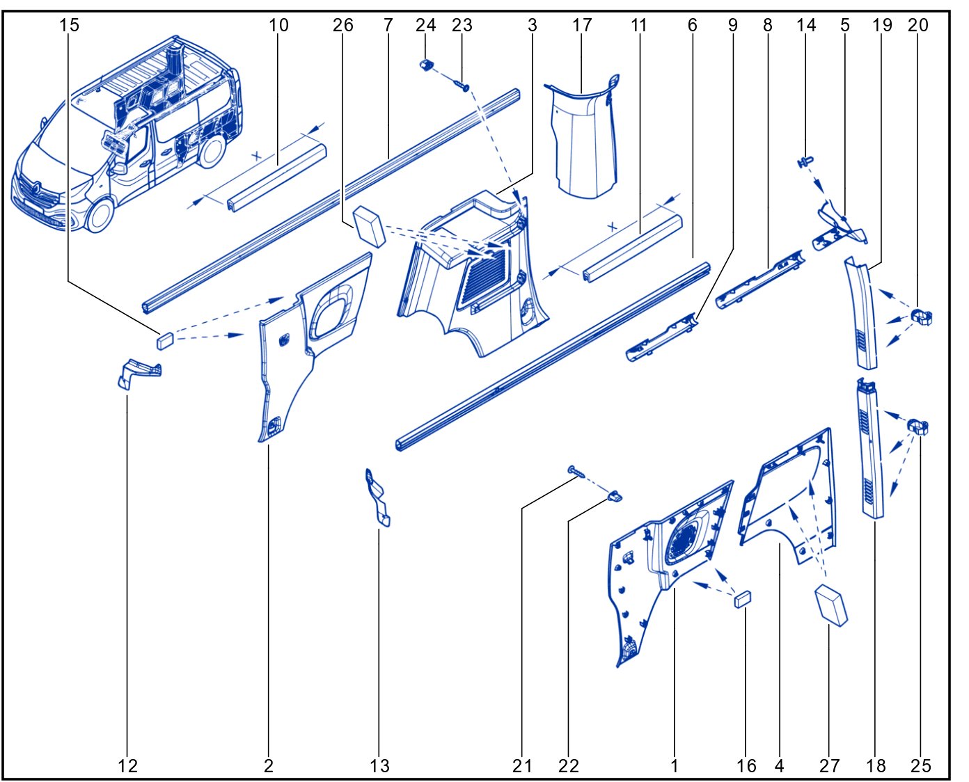 Luggage Compartment Trim - 01079393