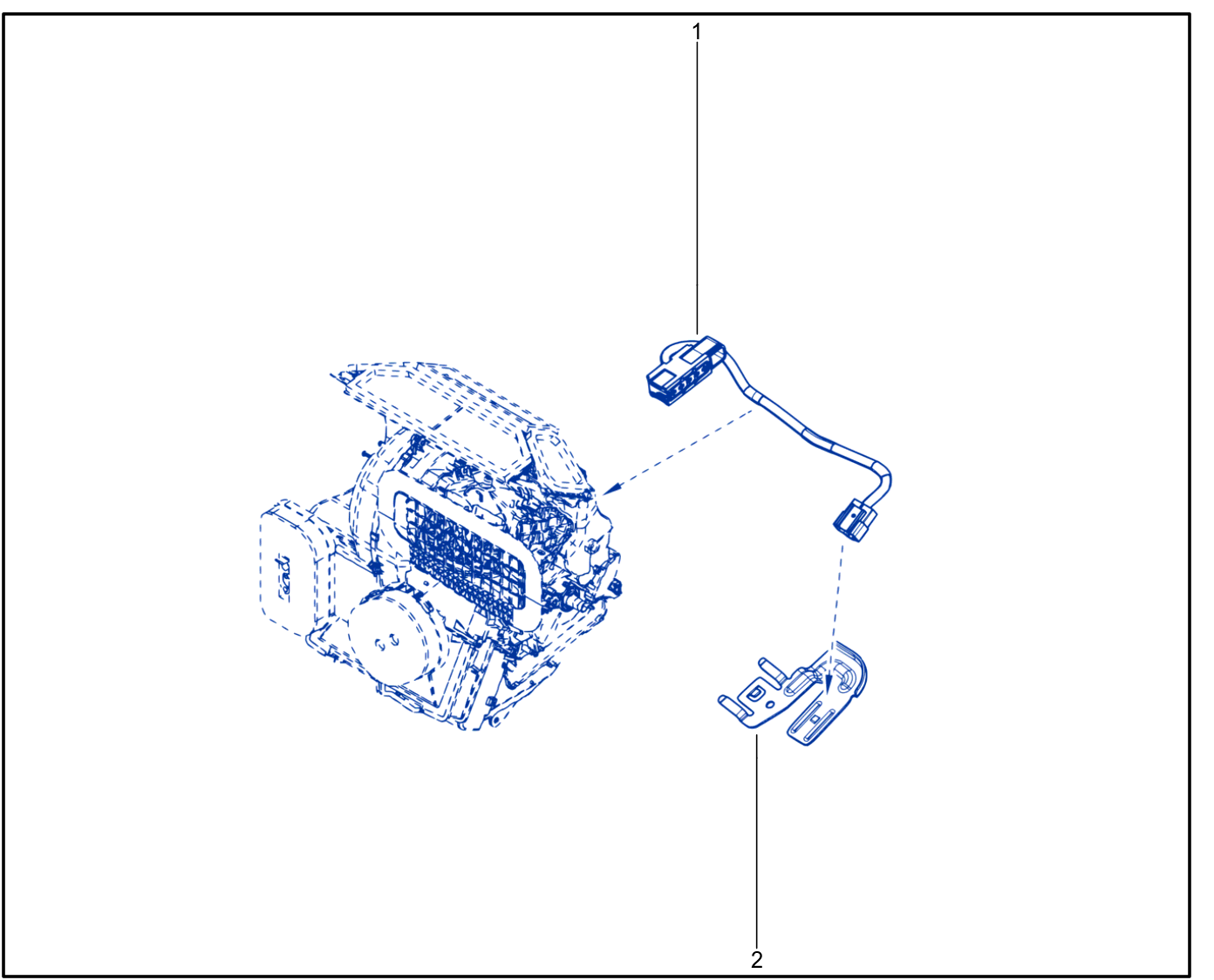 Wiring - Front End Panel Components - 01079599