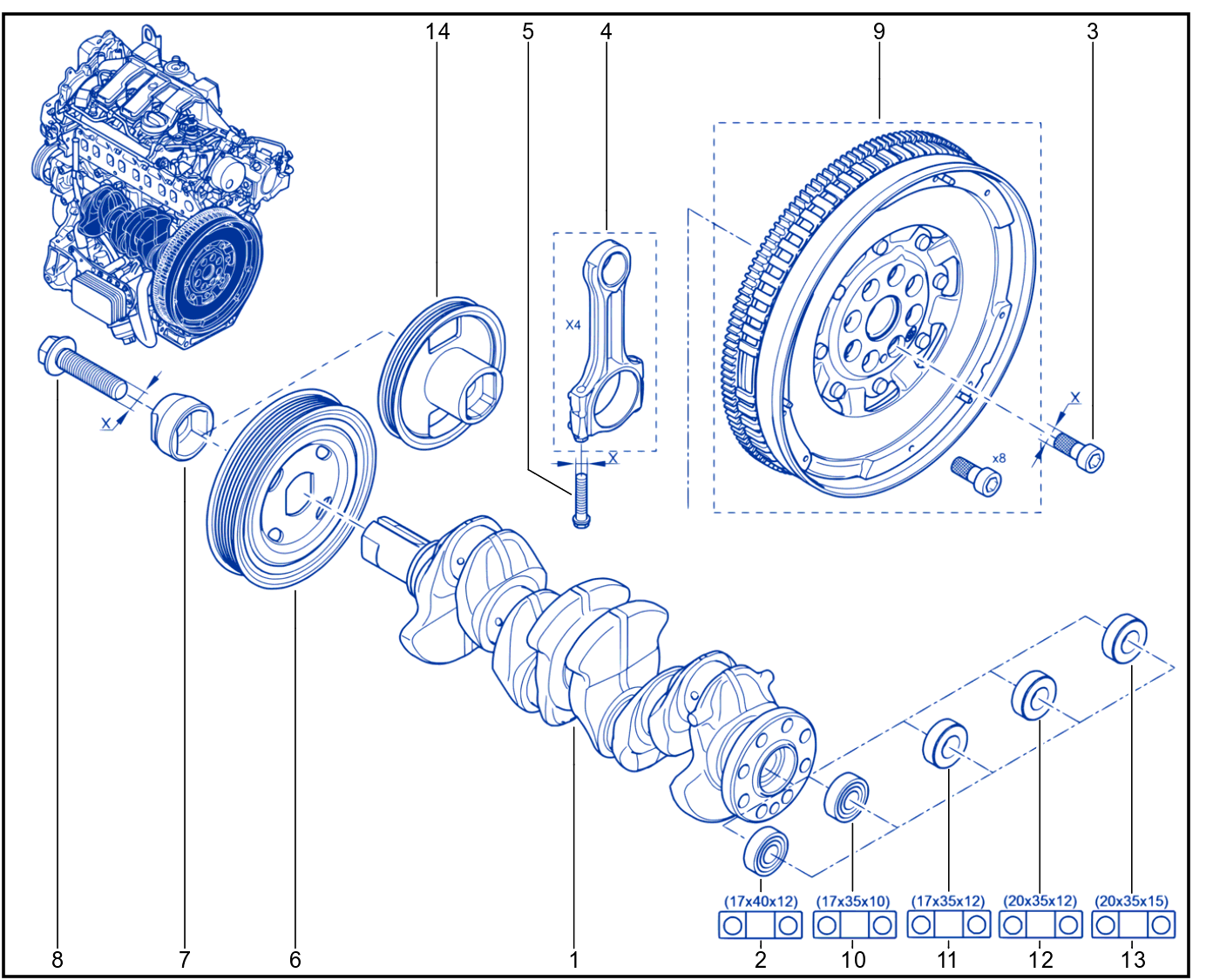 Rotating Parts - 01079617