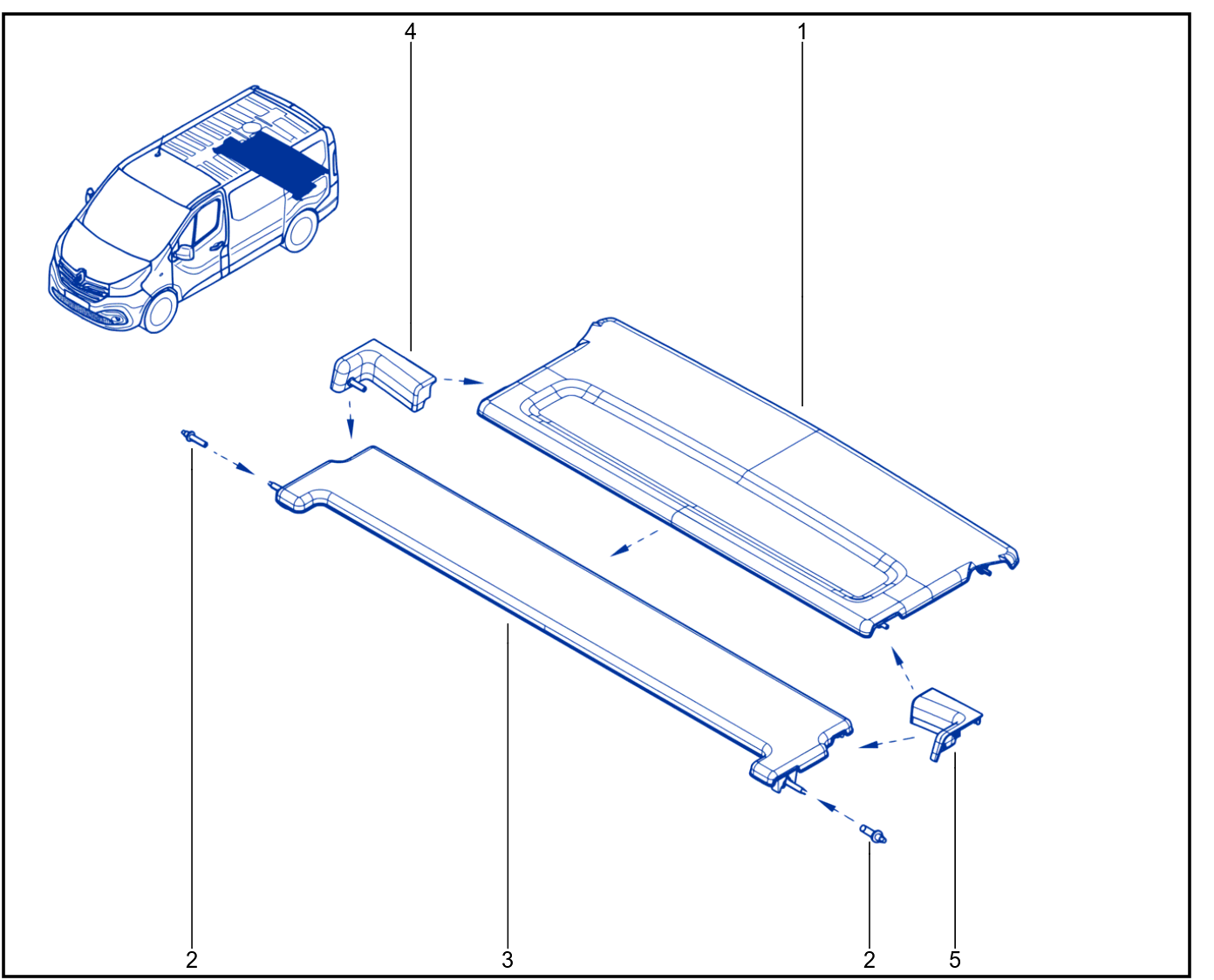 Luggage Compartment Trim - 01079725