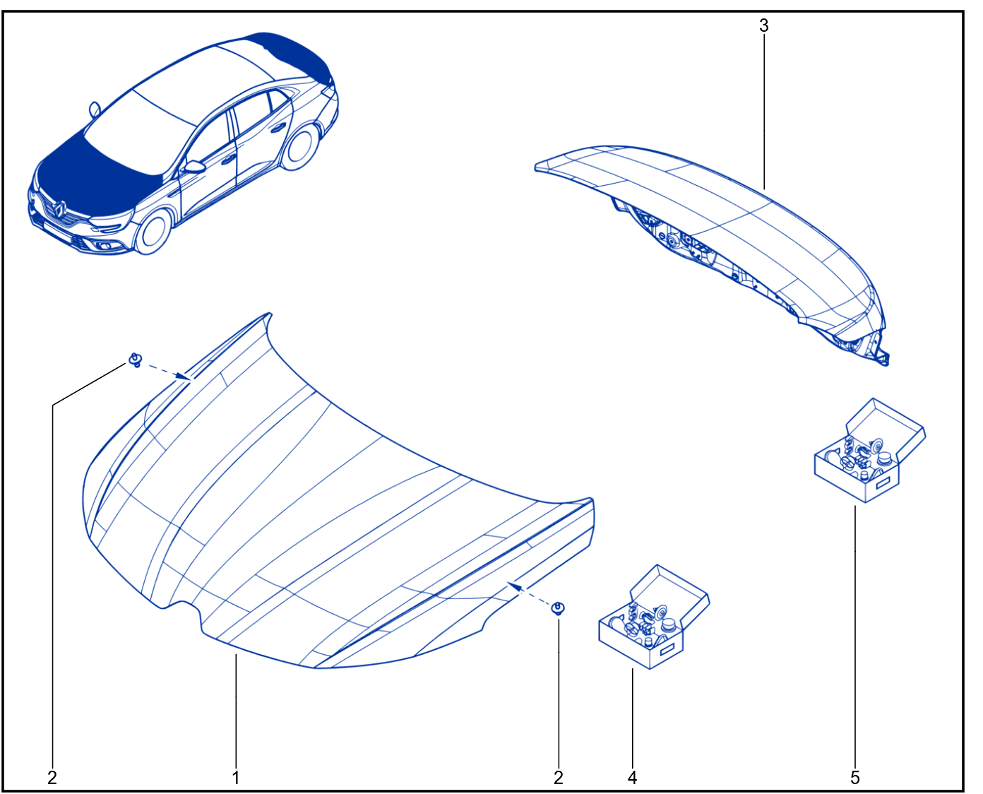 Front Opening Element Panelwork - 01079896