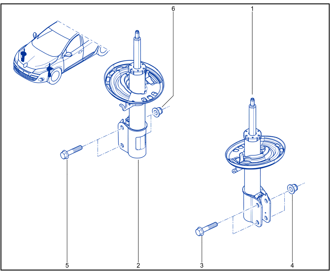 Suspension - Front Shock Absorption - 01080043