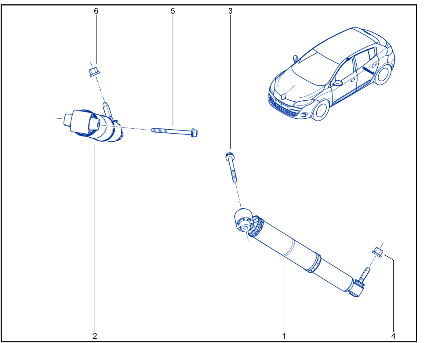 Suspension - Rear Shock Absorption - 01080045