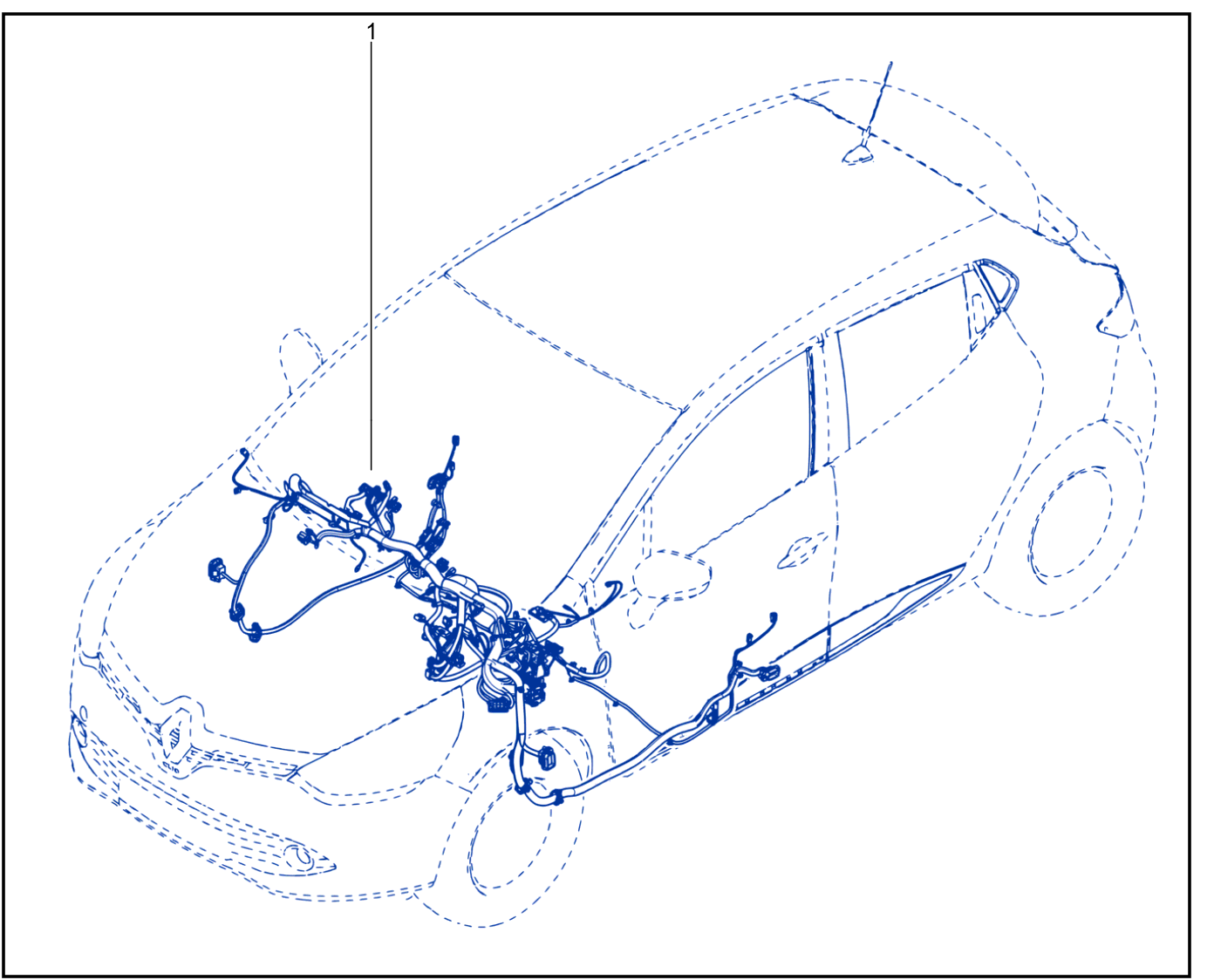 Wiring - Passenger Compartment Components - 01080138