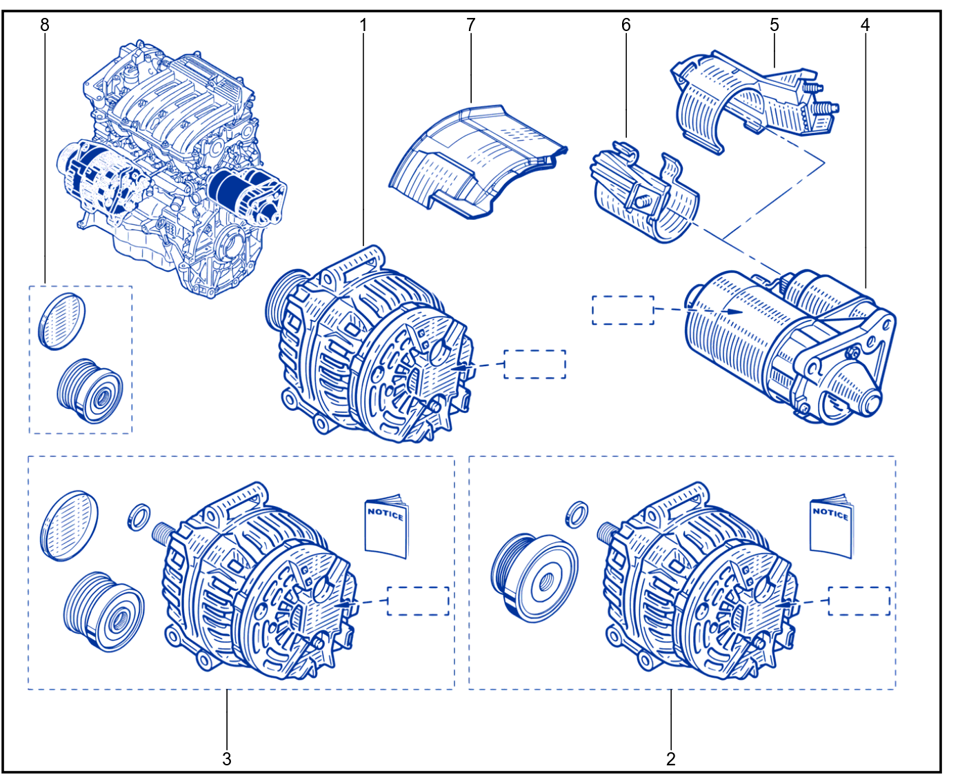 Starter Motor - 01080639
