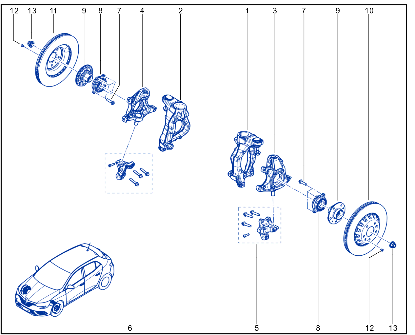 Front Axle Component - 01080707