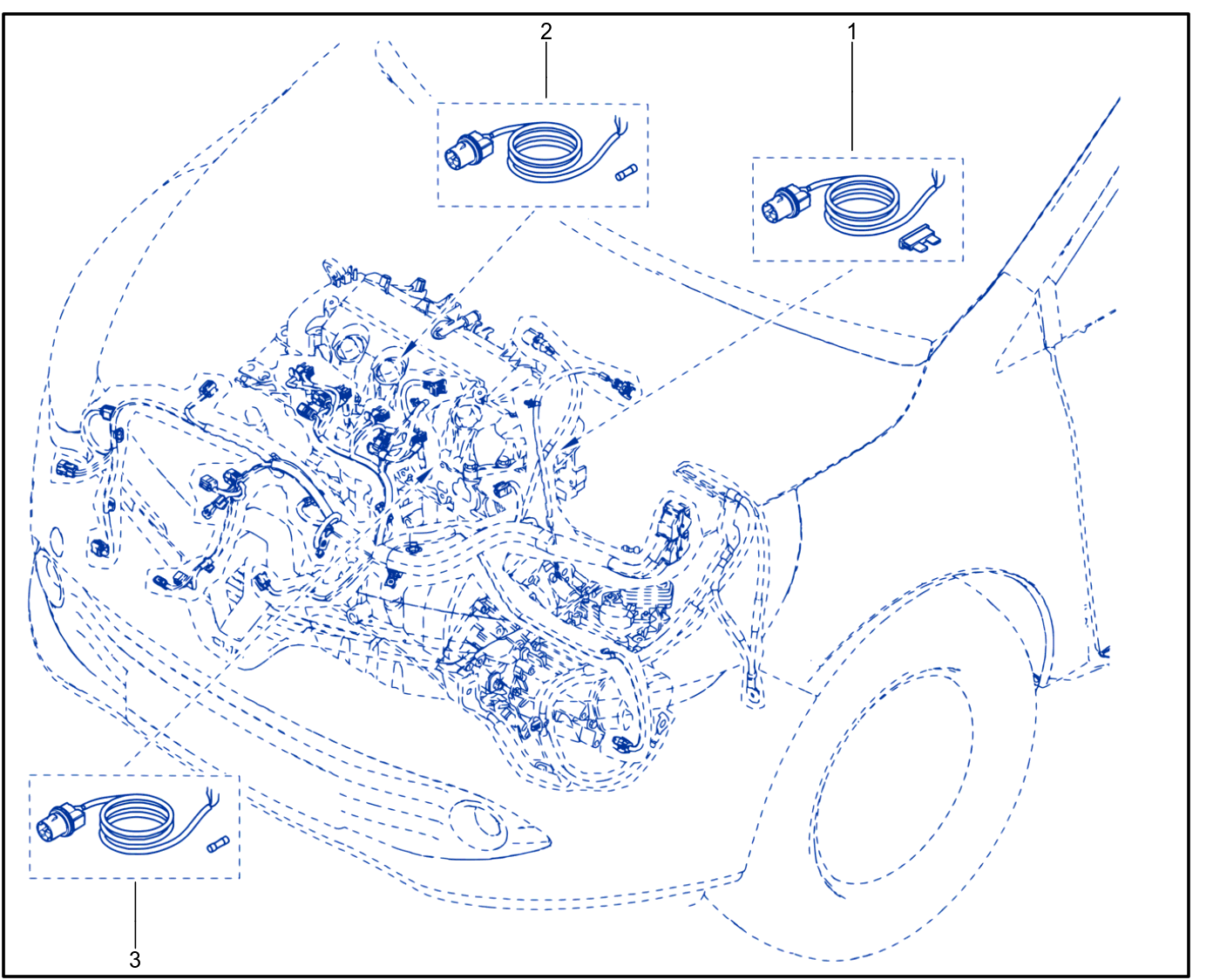 Wiring - Engine Components - 01081090