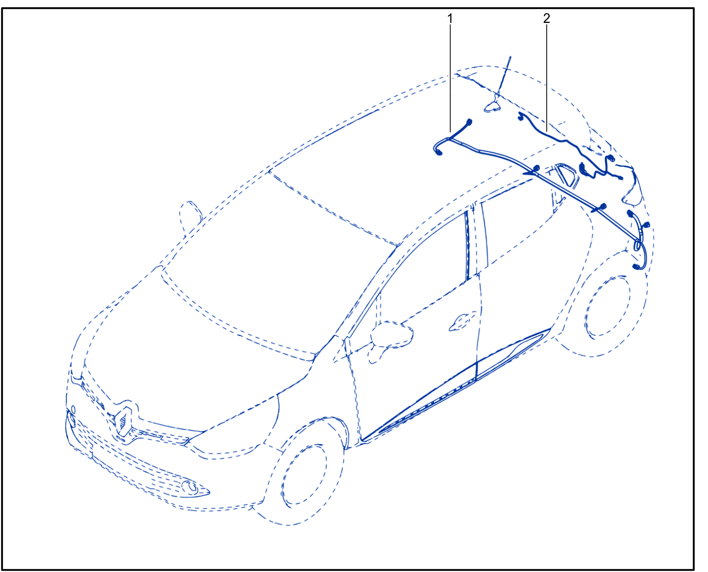 Wiring - Front End Panel Components - 01081094