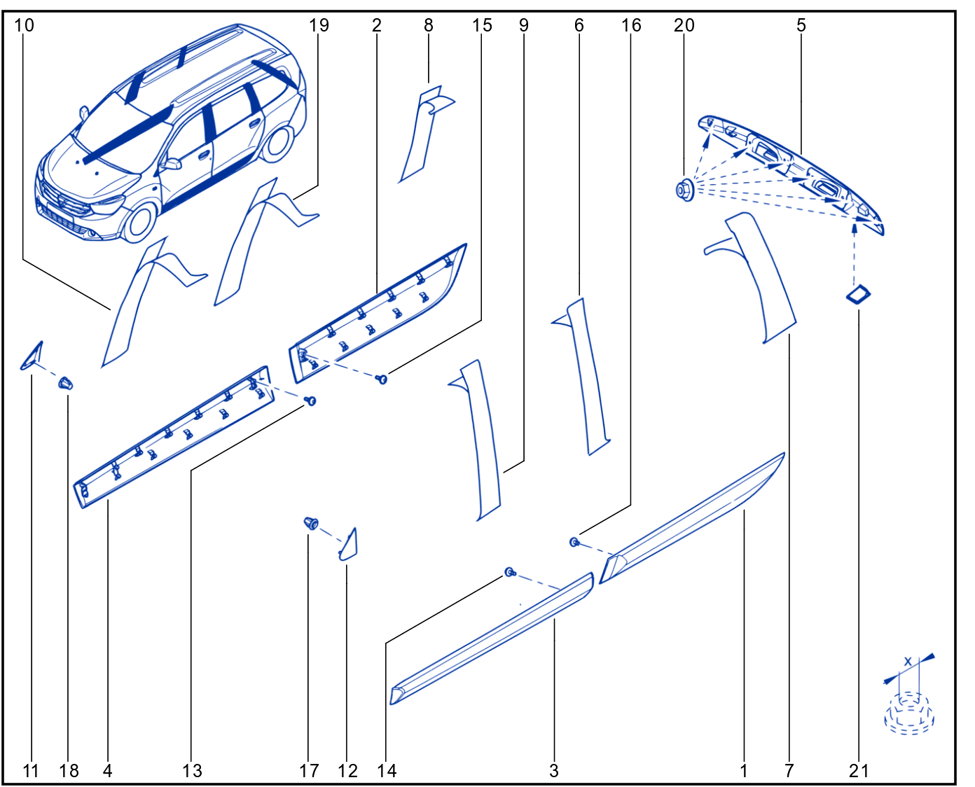 Protection Strip - Trim - 01081131