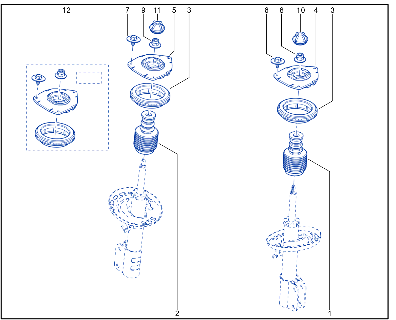 Suspension - Front Shock Absorption - 01081176