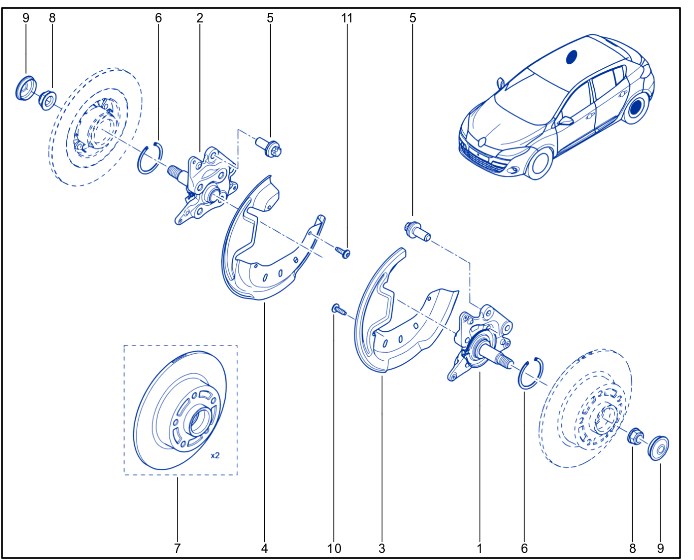 Rear Axle Component - 01081194