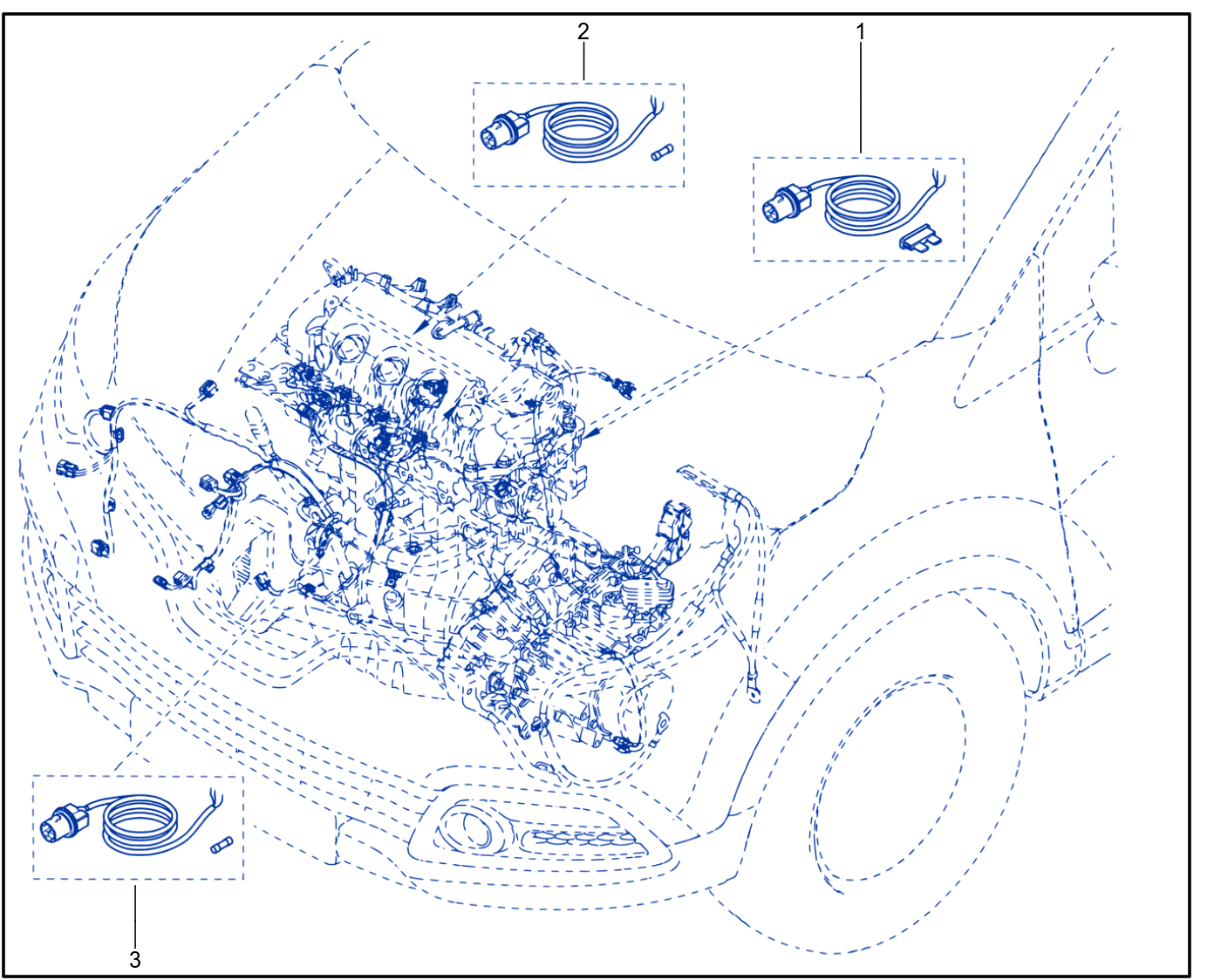 Wiring - Engine Components - 01081212