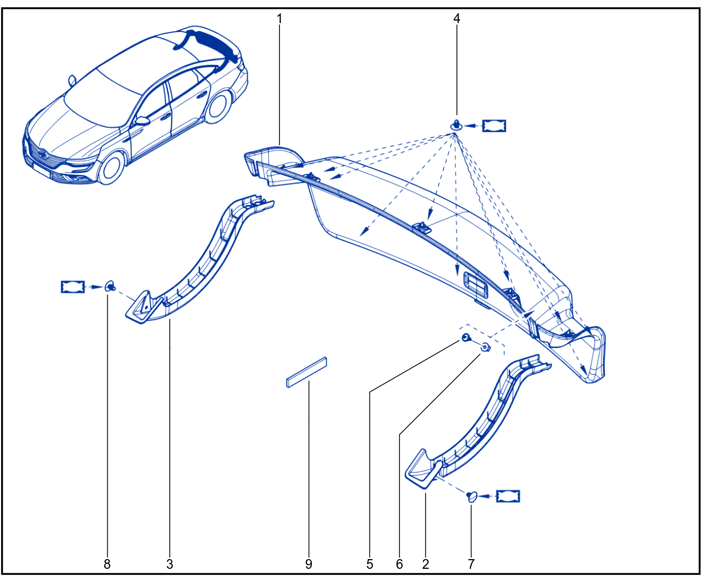 Luggage Compartment Trim - 01081266