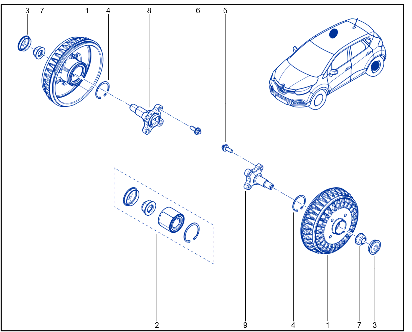 Rear Brake - 01081273