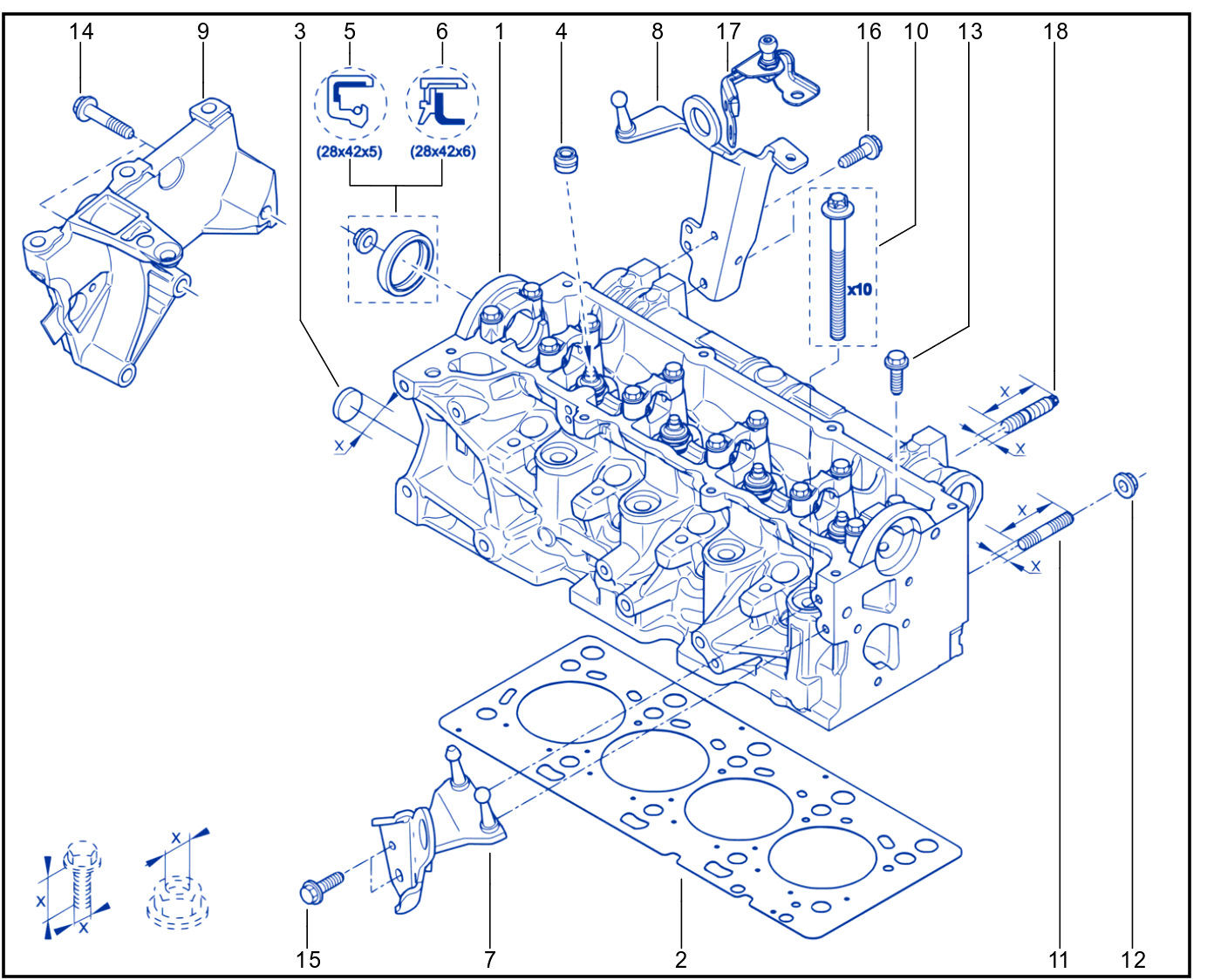 Cylinder Head - 01081294