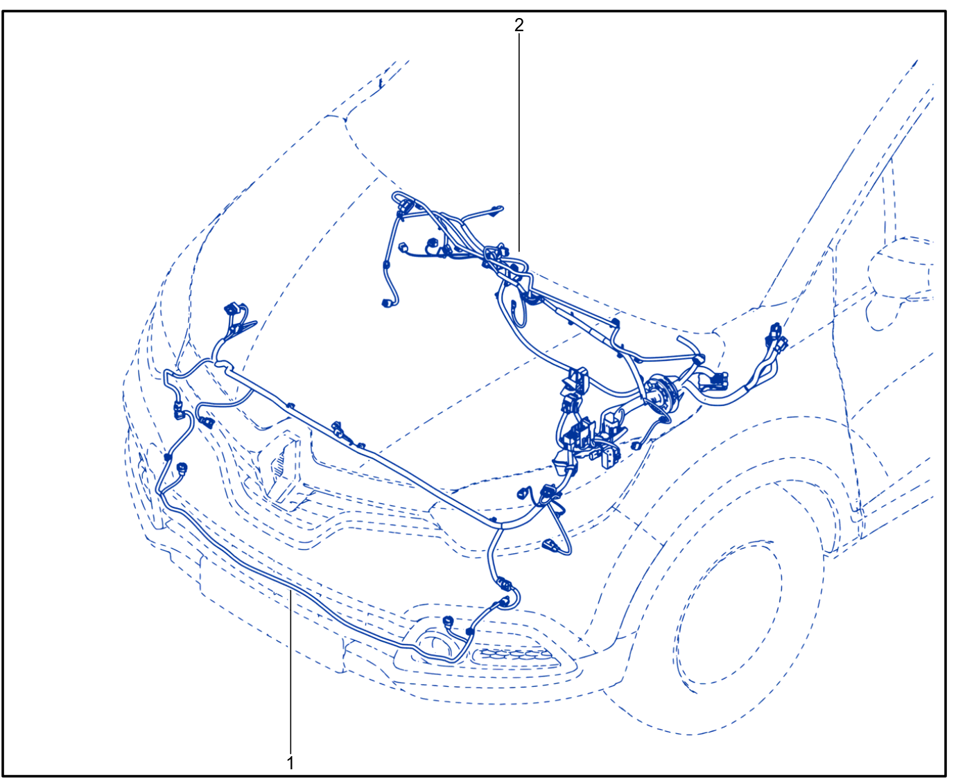 Wiring - Front End Panel Components - 01081303