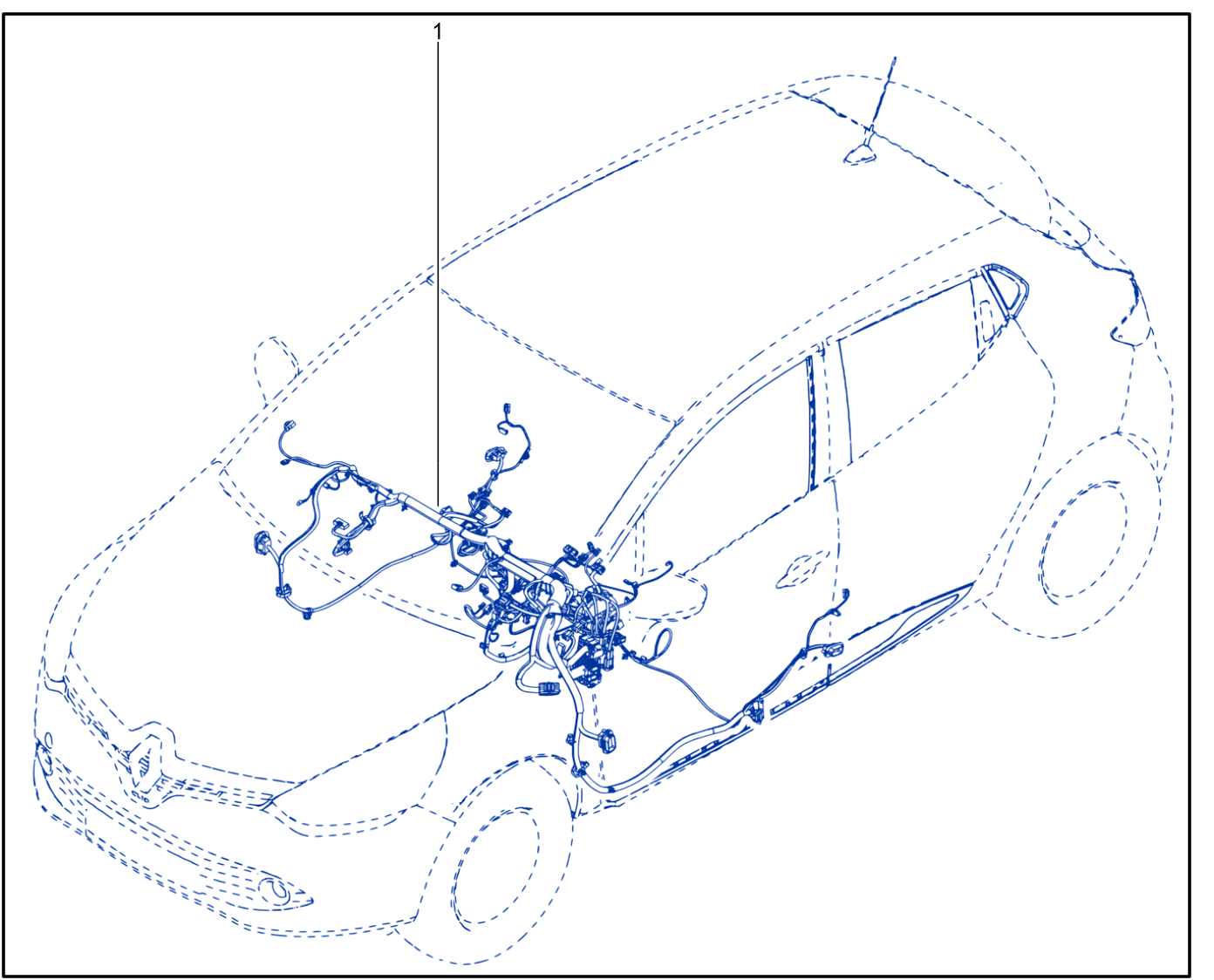 Wiring - Passenger Compartment Components - 01081308