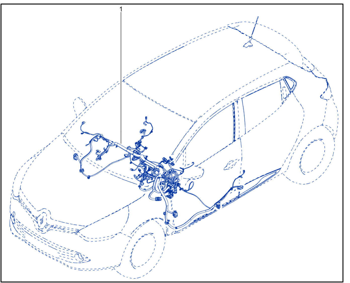 Wiring - Passenger Compartment Components - 01081309