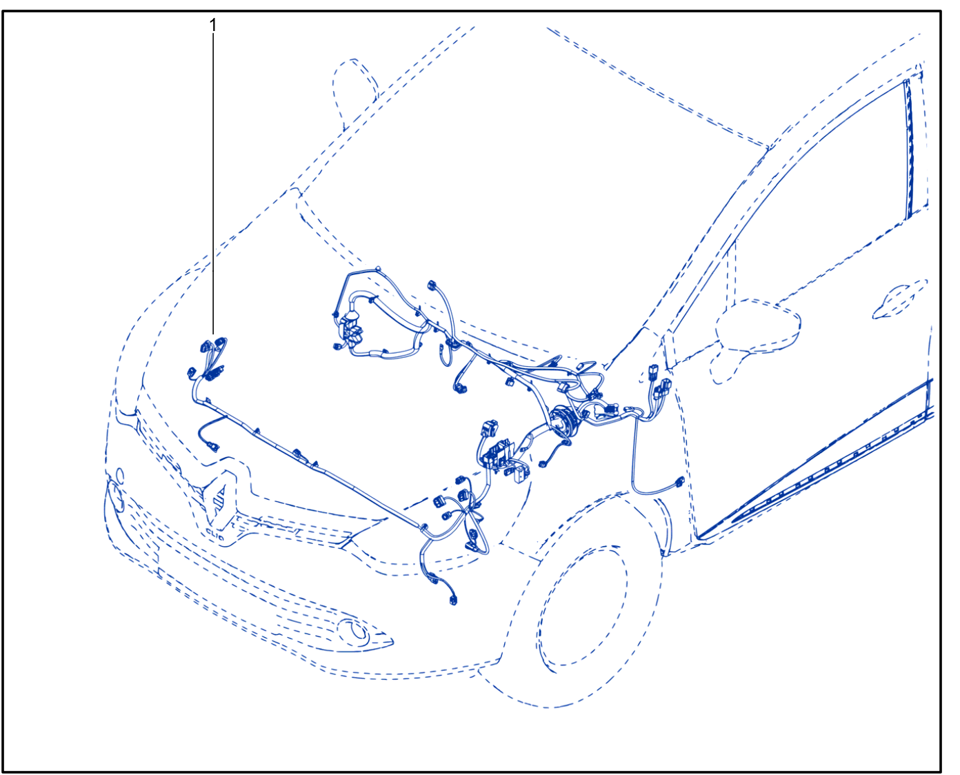 Wiring - Front End Panel Components - 01081319