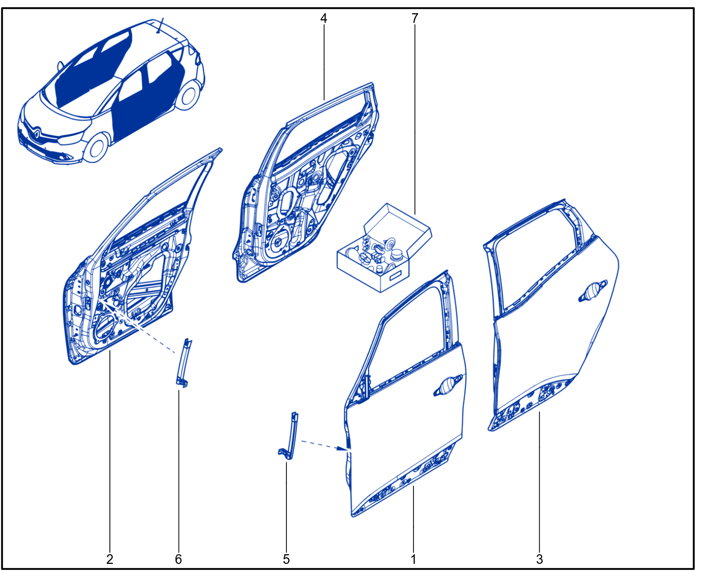 Side Opening Element Panelwork - 01081366