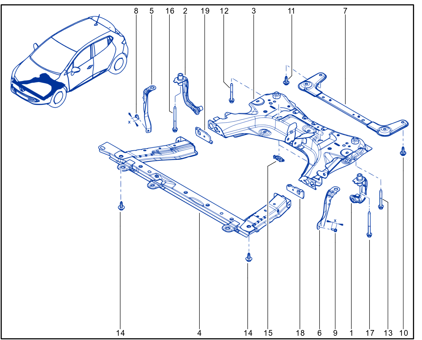 Front Axle Component - 01081399