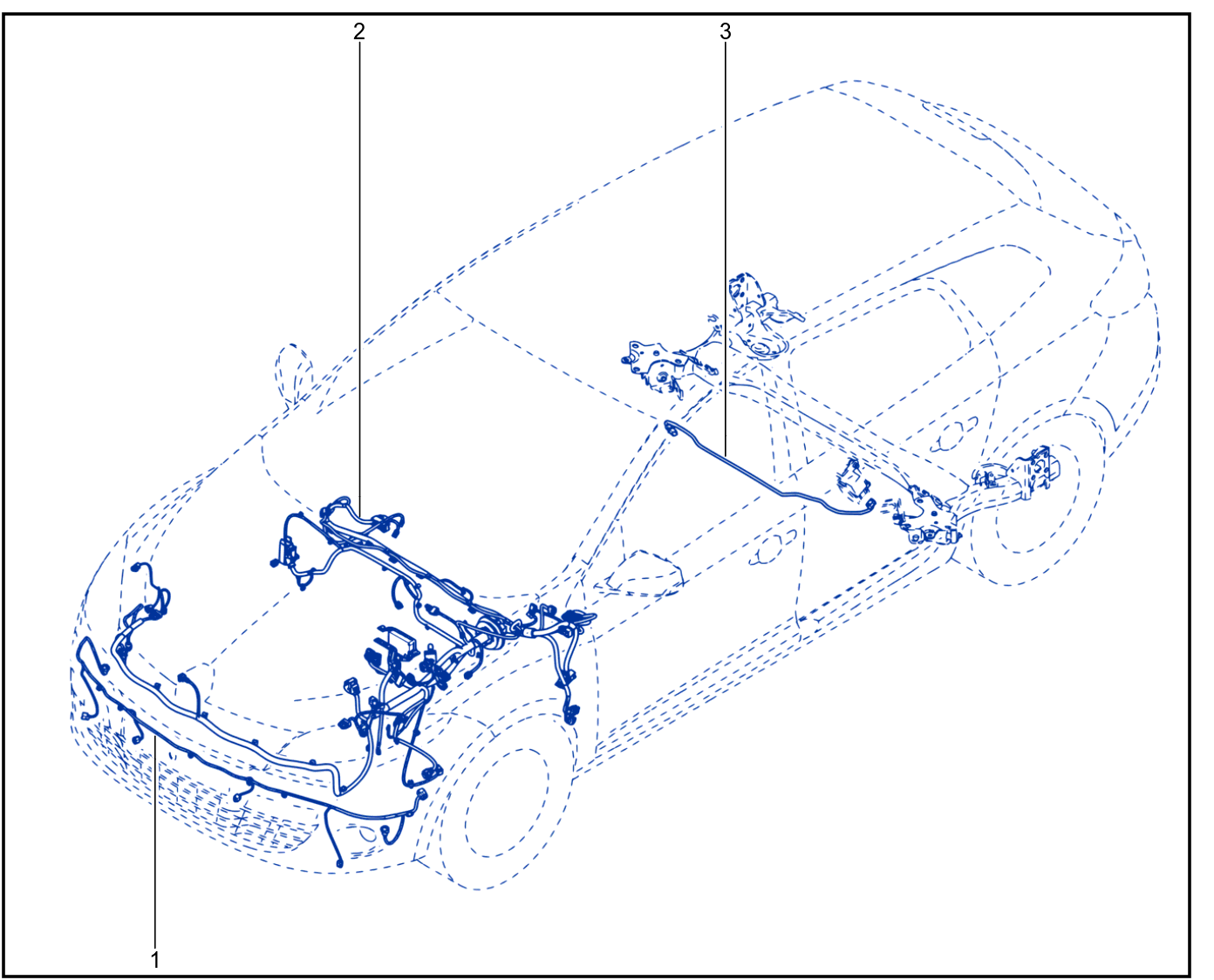 Wiring - Front End Panel Components - 01081418