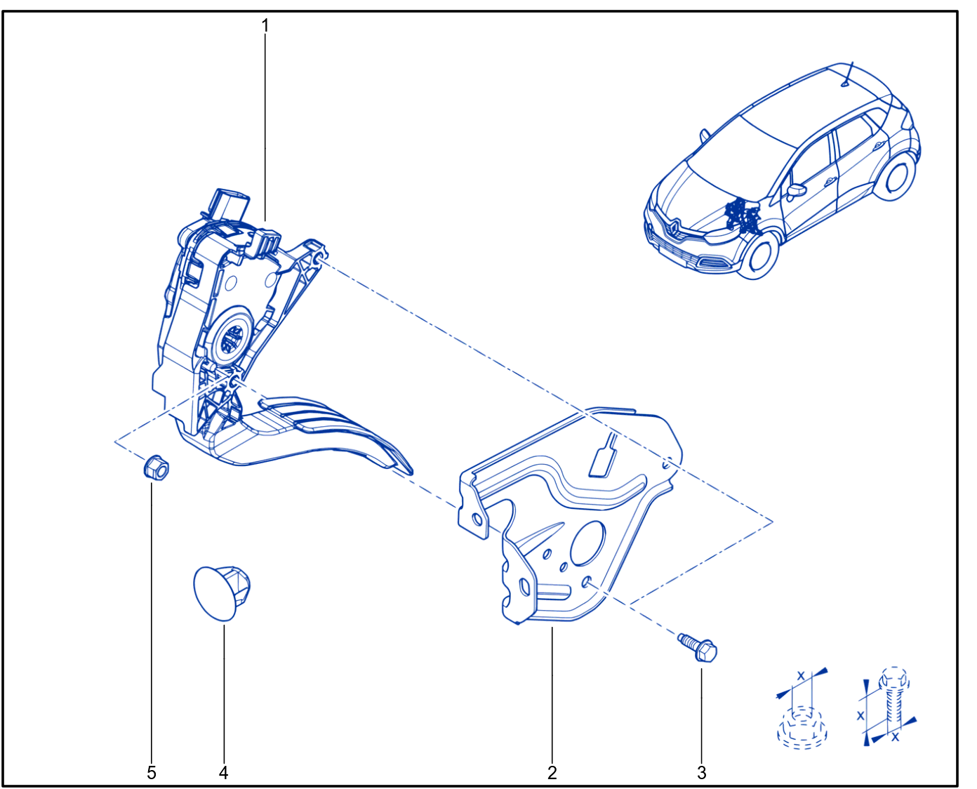 Pedal Assembly - 01081519