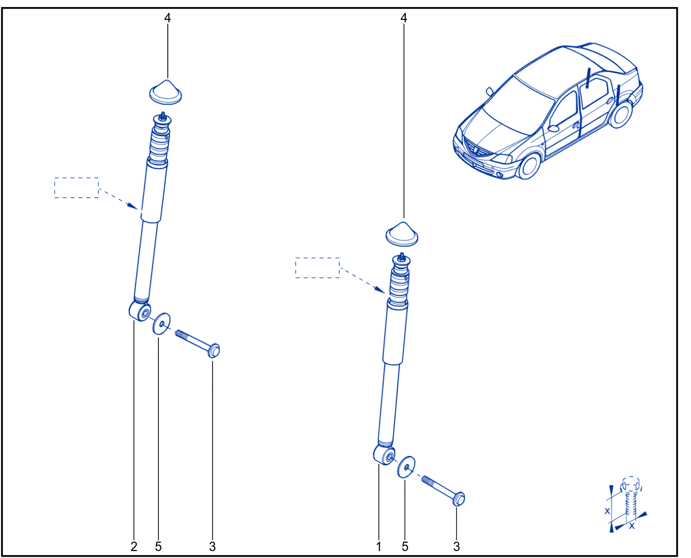 Suspension - Rear Shock Absorption - 01081535